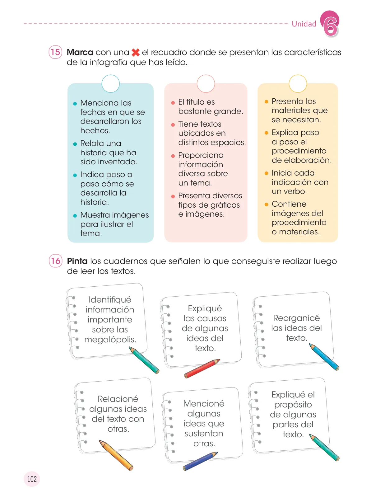 Página 104 de Comunicación 4 : cuaderno de trabajo para cuarto grado de Educación Primaria 2019 · 2019