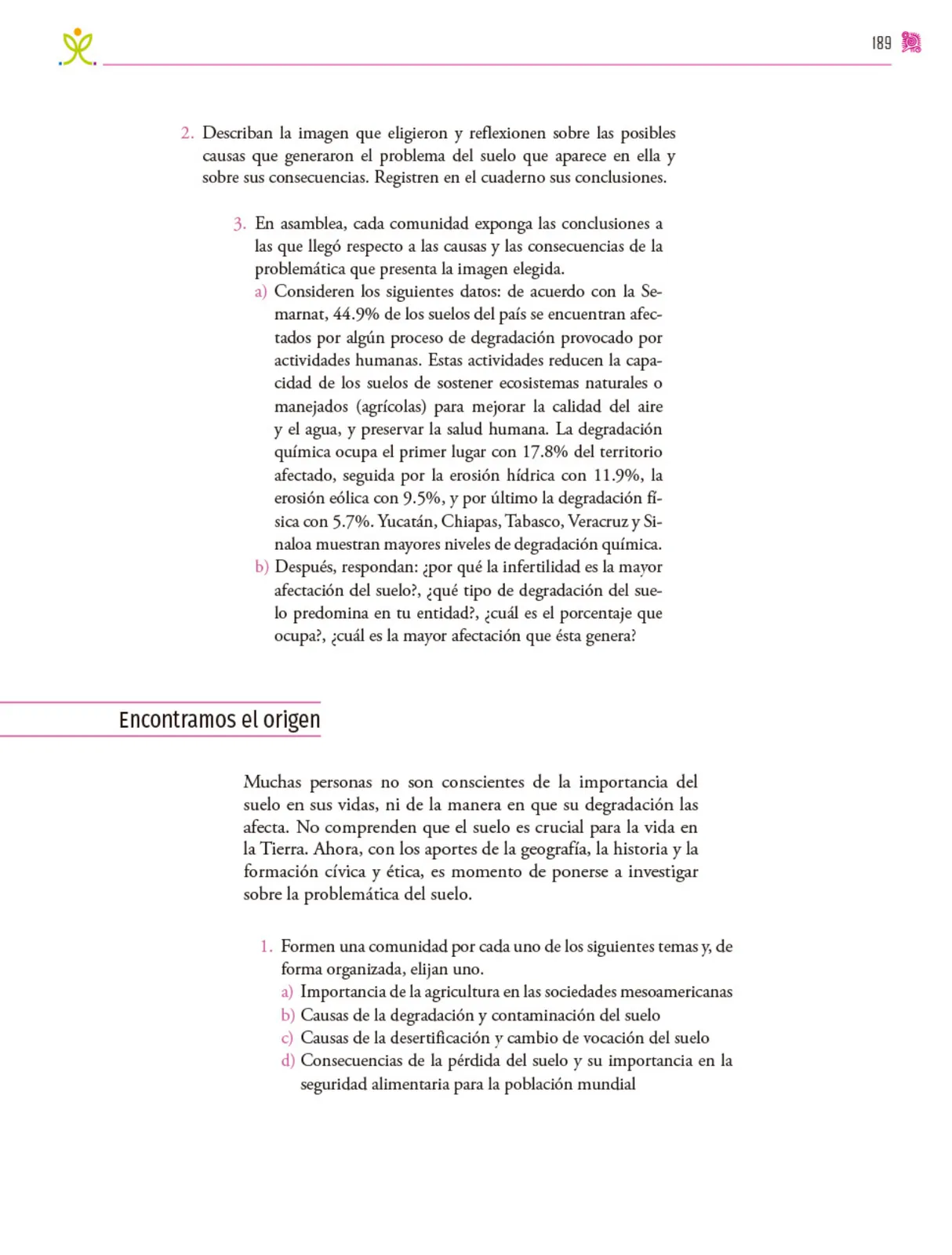 Página 190 de Colección Ximhai. Nuestro libro de proyectos. Libro de Educación Secundaria Grado 1° Ciclo Escolar 2025 - 2026