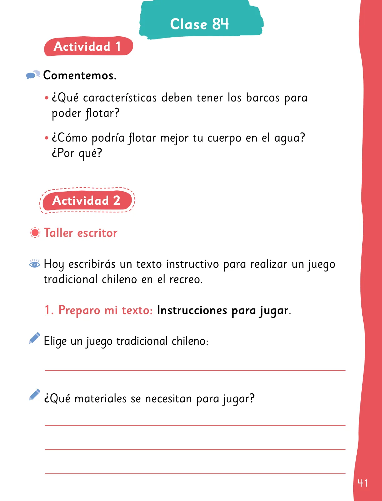 Miniatura página 43 de Lenguaje y Comunicación – Segundo Básico – Texto del Estudiante MINEDUC – Descargar PDF · 2024