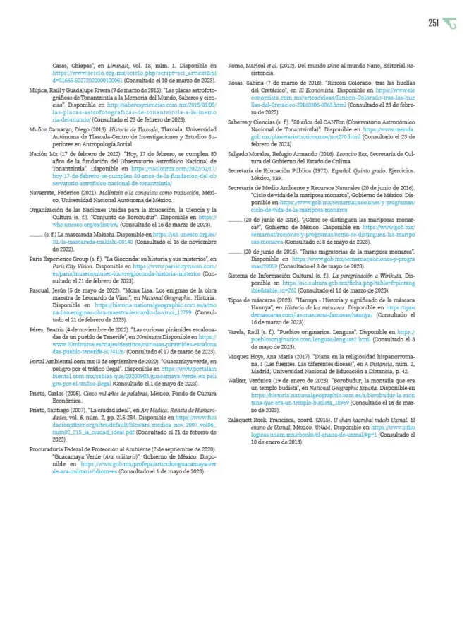 Página 252 de Múltiples lenguajes. Libro de Educación Primaria Grado 6° Ciclo Escolar 2025 - 2026