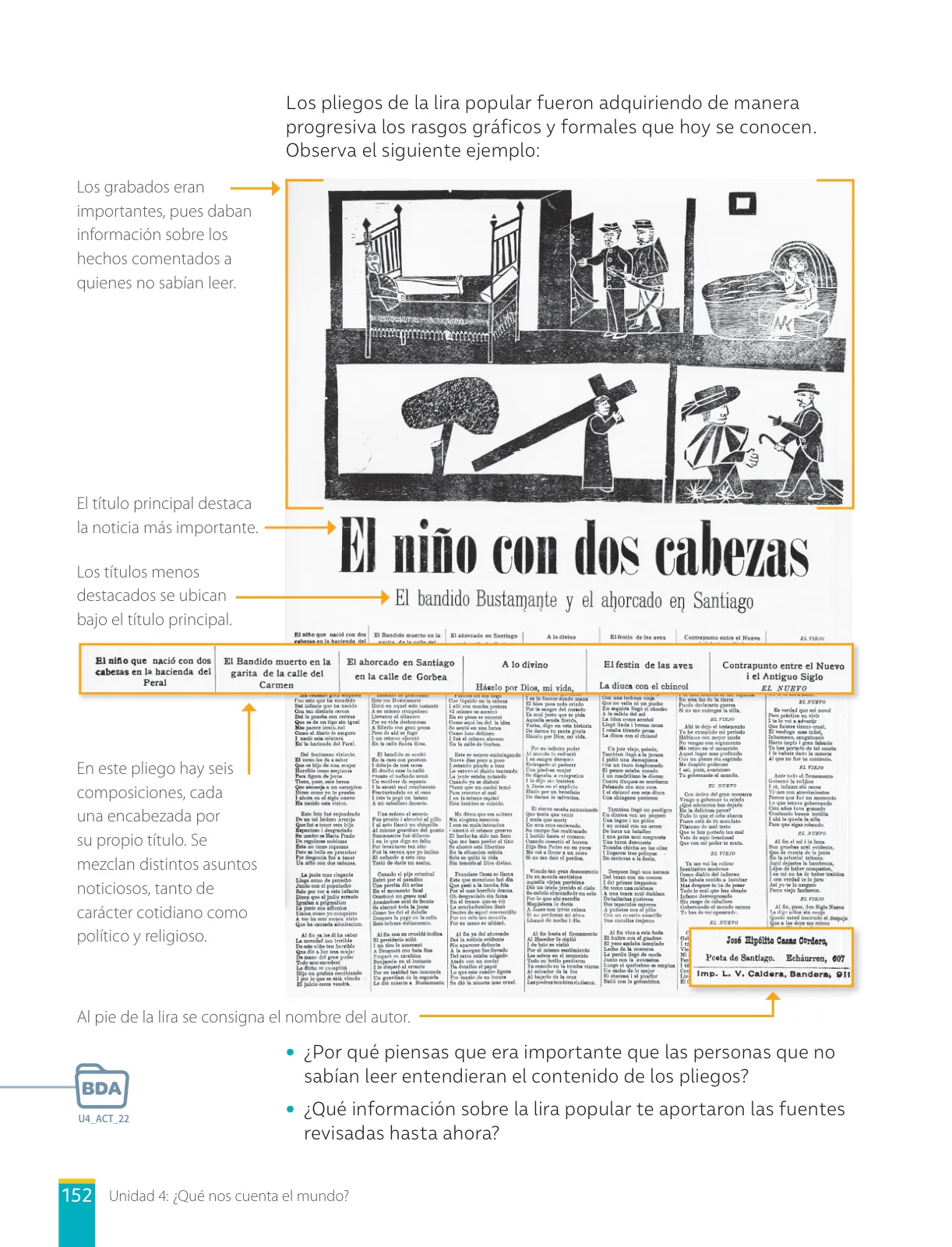 Página 154 de Libro de Lengua y Literatura – Séptimo Básico | Texto del Estudiante MINEDUC – Descargar PDF · 2024