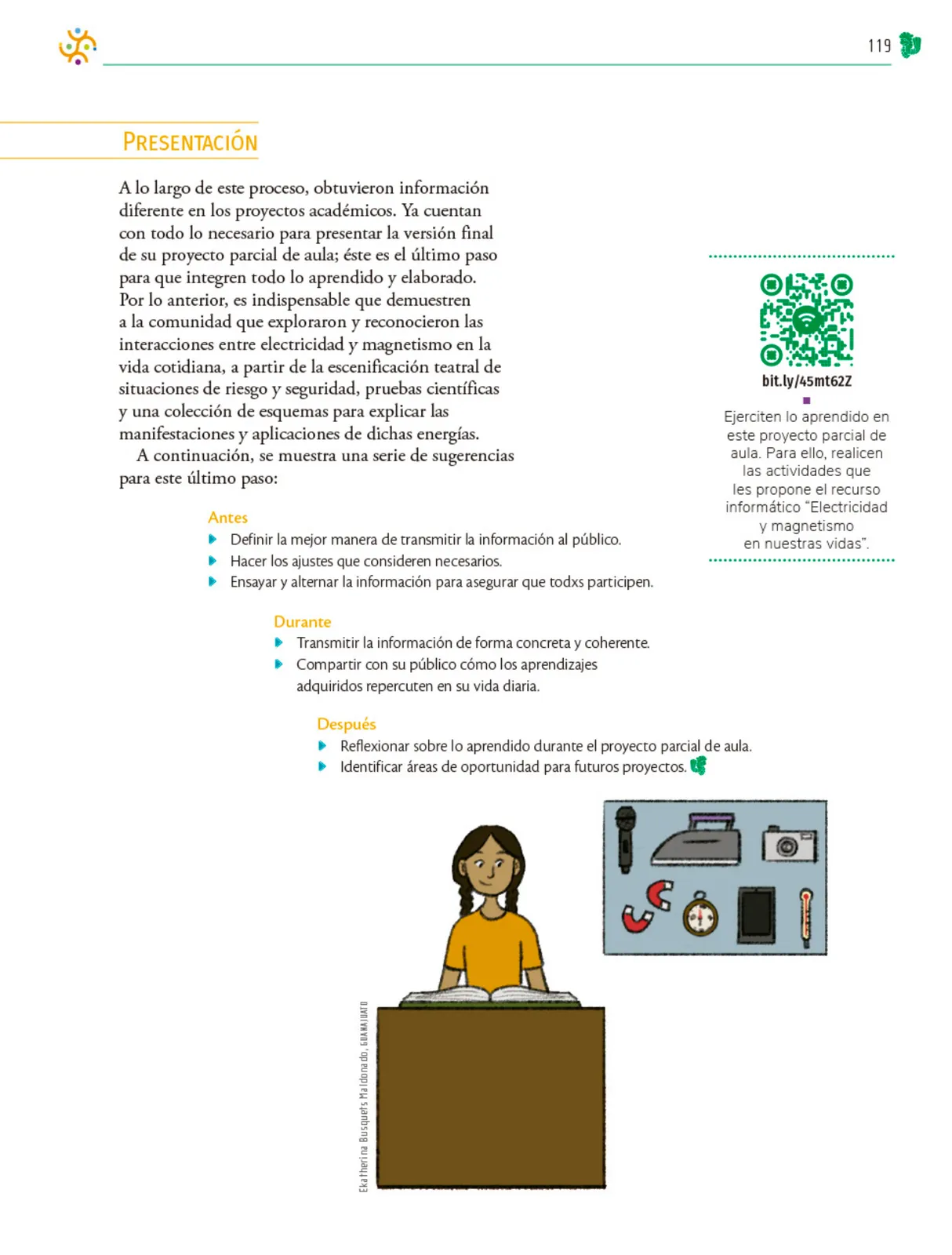 Miniatura página 120 de Colección Sk´asolil. Nuestro libro de Proyectos.  Tomo III.  Libro de Educación Telesecundaria Grado 2°  Ciclo Escolar 2025 - 2026