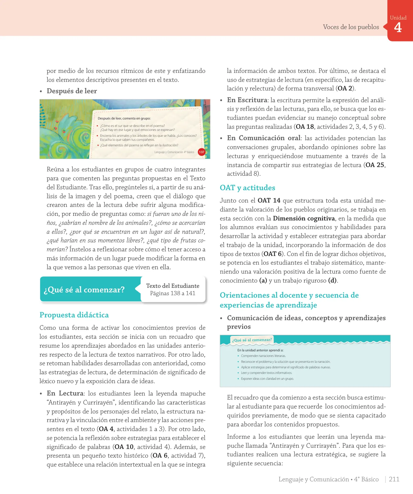 Página 37 de Lenguaje y Comunicación – Cuarto Básico | Texto del Estudiante MINEDUC – Descargar PDF · 2024