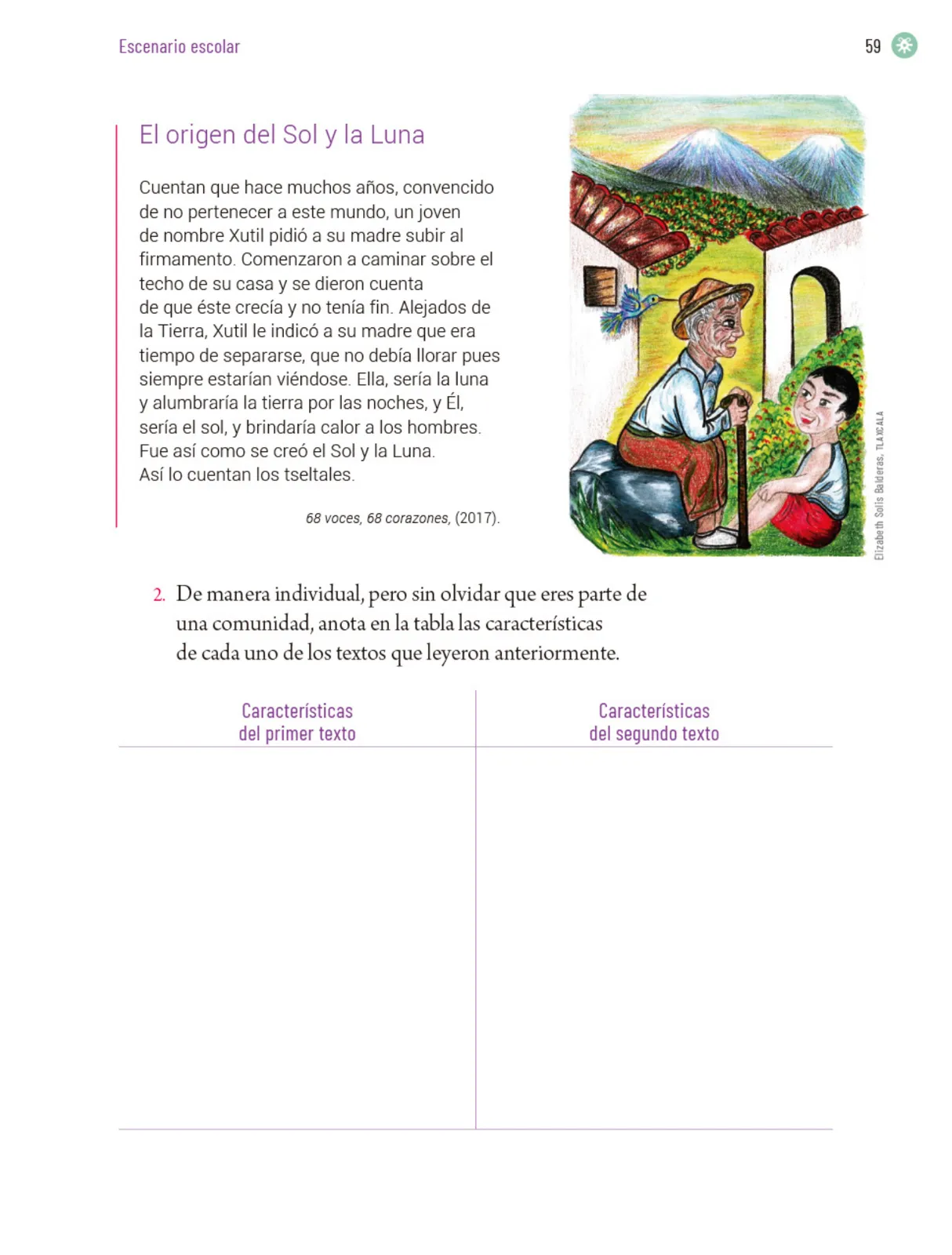 Página 62 de Proyectos Escolares. Libro de Educación Primaria Grado 5° Ciclo Escolar 2025 - 2026