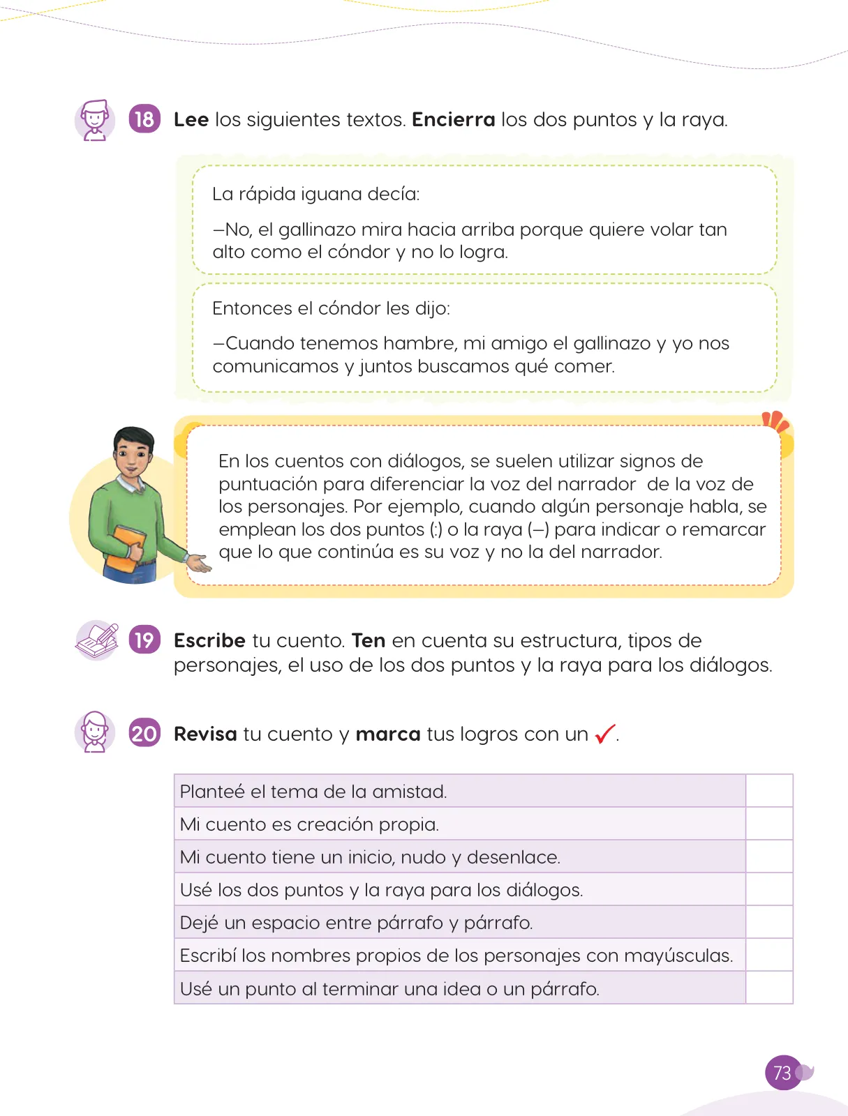 Página 75 de Cuadernillo de Comunicación 3, tercer grado de Primaria · 2023