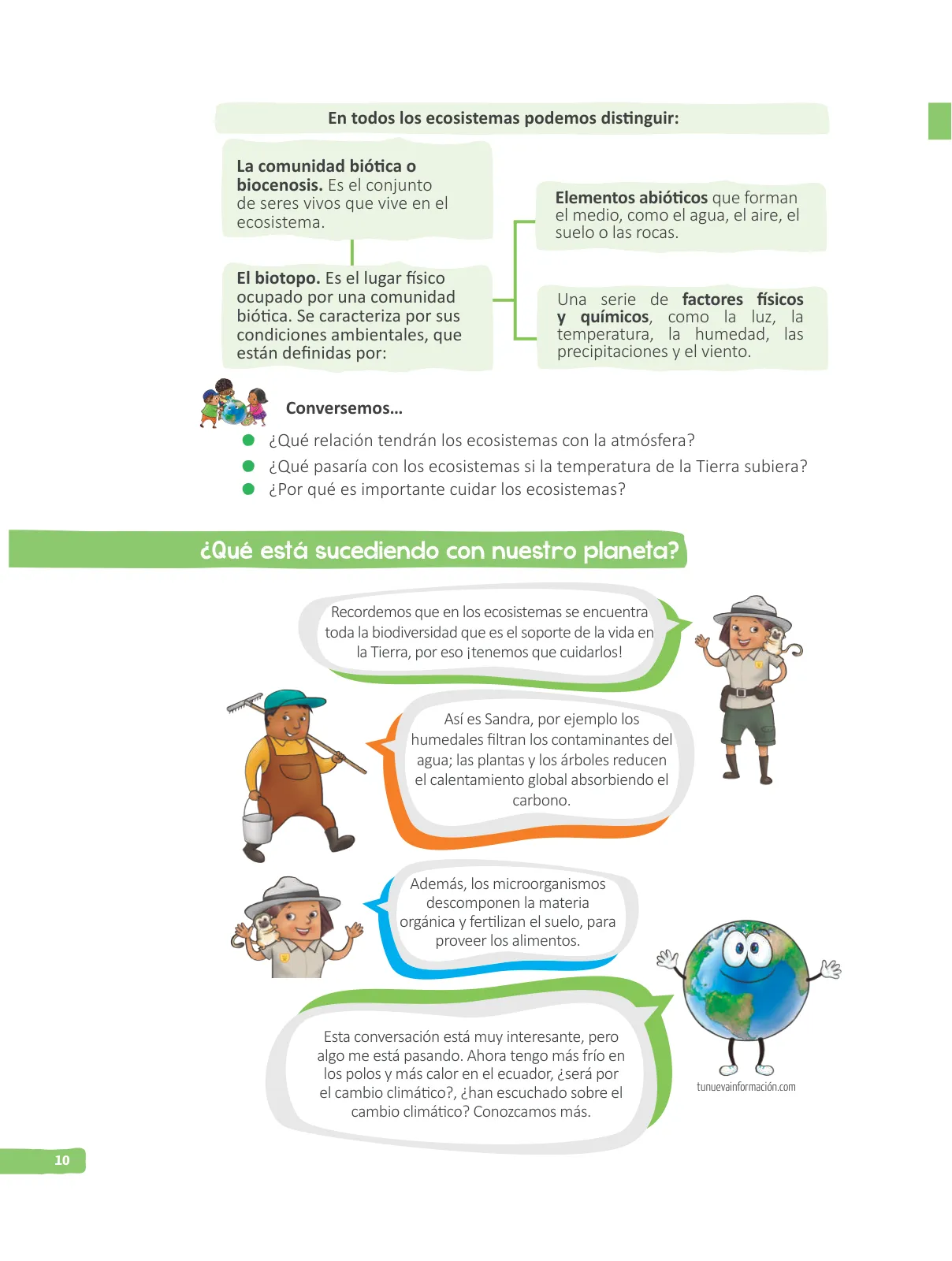 Página 12 de Guía de Educación Ambiental para el Desarrollo Sostenible : EsVi Espacio de Vida IV Ciclo. Estudiantes de 3o. y 4o. grado de Educación Primaria · 2017