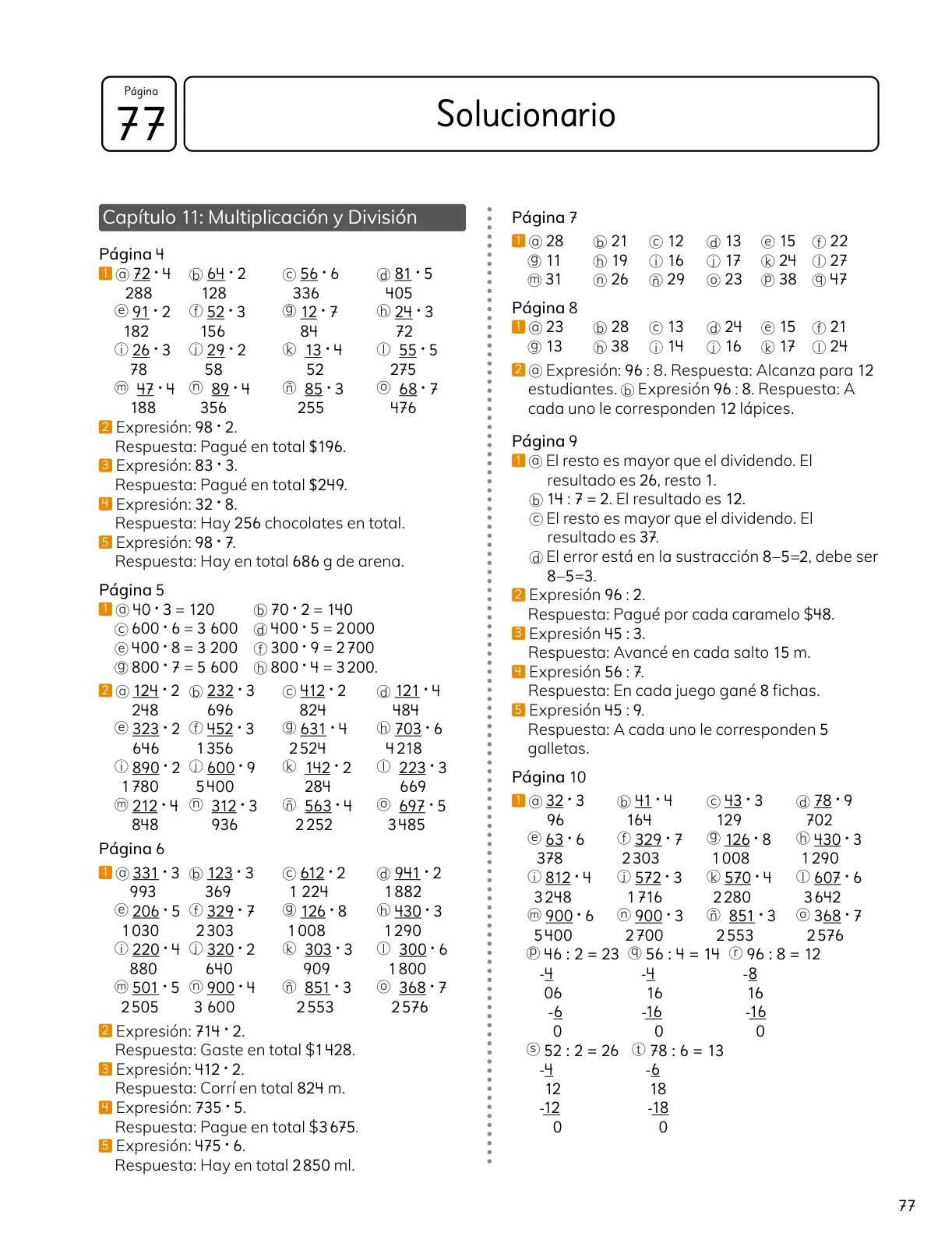 Miniatura página 79 de Sumo Primero – Cuarto Básico | Texto del Estudiante MINEDUC – Descargar PDF · 2024