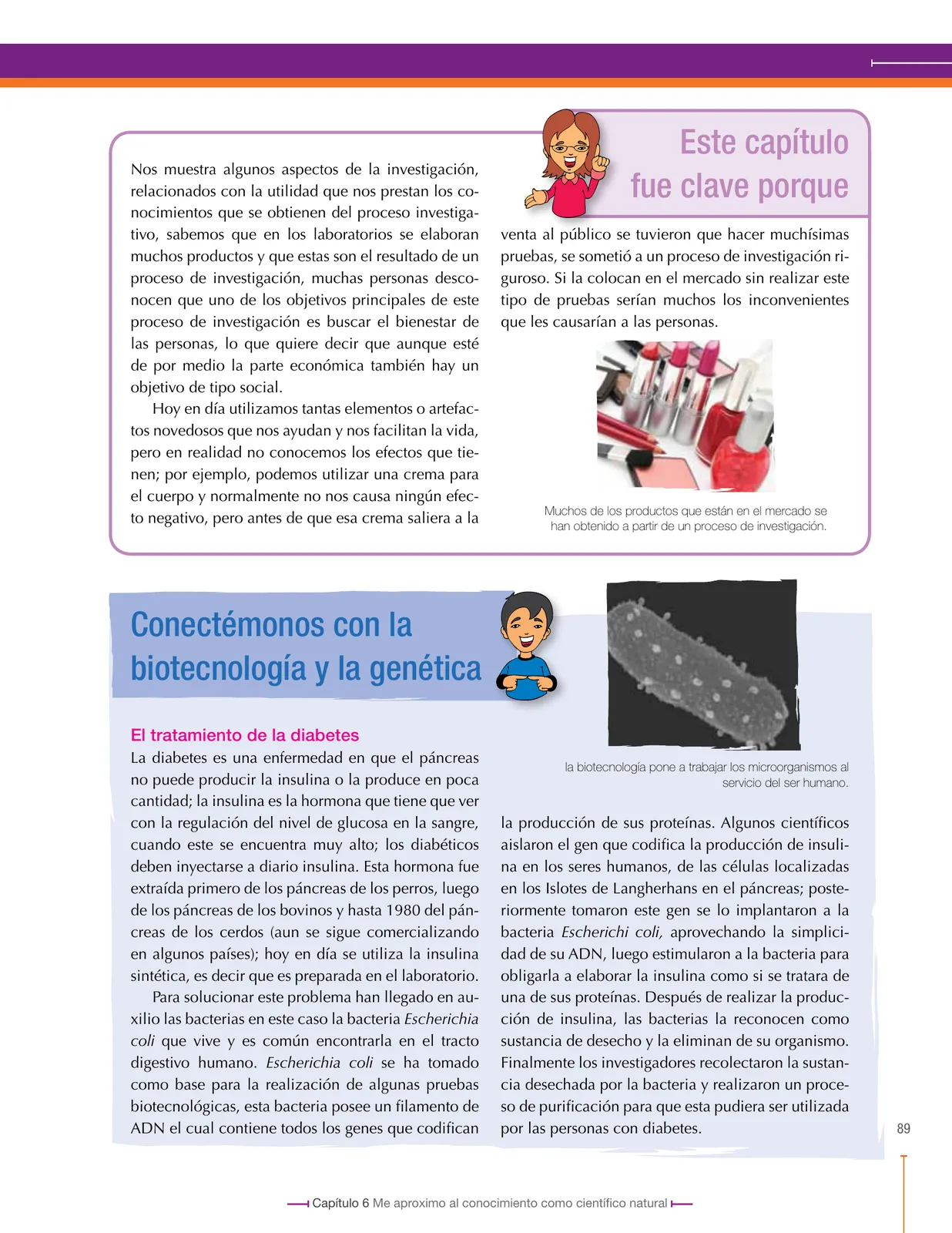 Página 89 de Ciencias Naturales 8° · Secundaria Activa