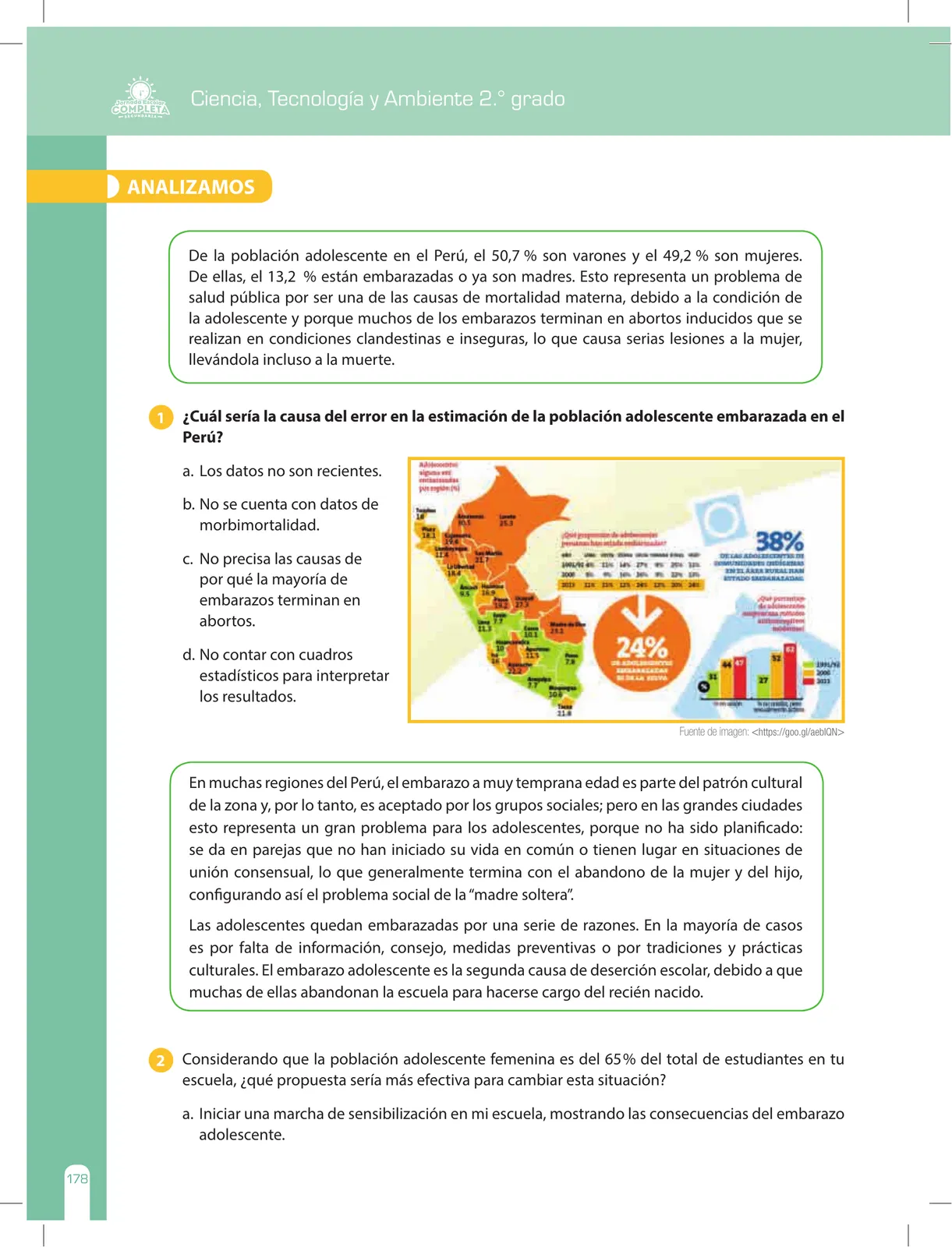 Página 178 de Ciencia, Tecnología y Ambiente 2 : cuaderno de reforzamiento pedagógico - JEC · 2016