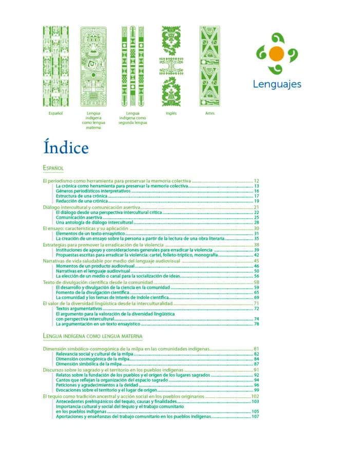 Página 10 de Colección Nanahuatzin. Lenguajes. Libro de Educación Telesecundaria Grado 3° Ciclo Escolar 2025 - 2026