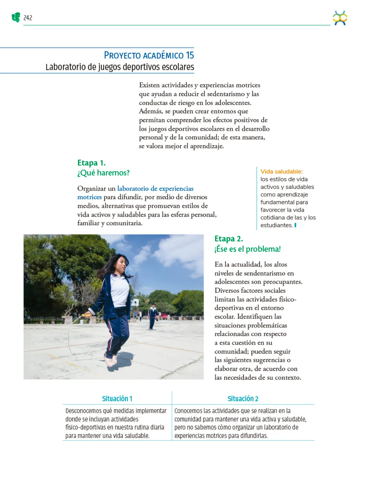 Página 243 de Colección Nanahuatzin. Nuestro libro de Proyectos.  Tomo III.  Libro de Educación Telesecundaria Grado 3°  Ciclo Escolar 2025 - 2026