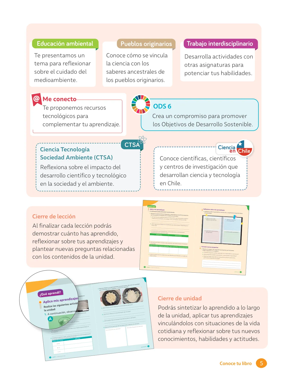 Miniatura página 7 de Libro de Ciencias Naturales – Quinto Básico | Texto del Estudiante MINEDUC – Descargar PDF · 2024