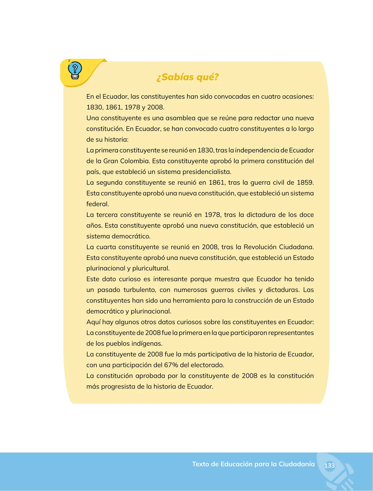 Página 134 de Educacion Ciudadania · 2do BGU · 2024