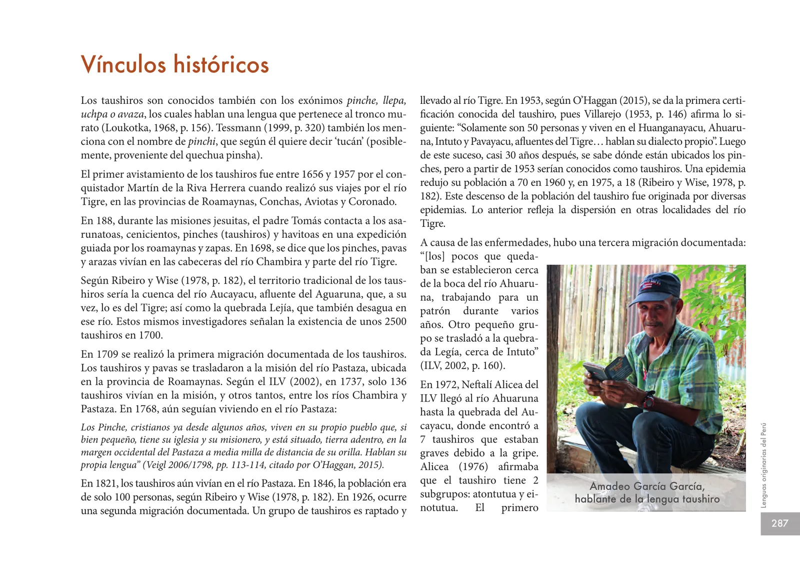 Página 289 de Lenguas originarias del Perú · 2018