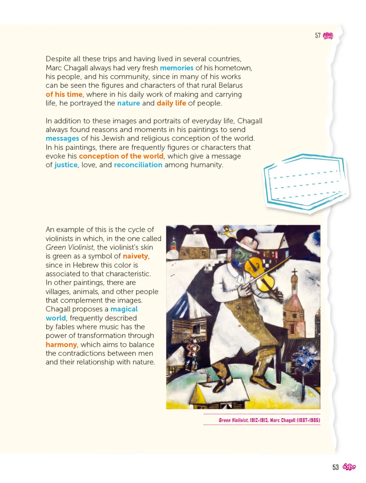 Página 54 de Uérakua anapu uantakua. Projects and Readings. Libro de Educación Telesecundaria Grado 2° Ciclo Escolar 2025 - 2026