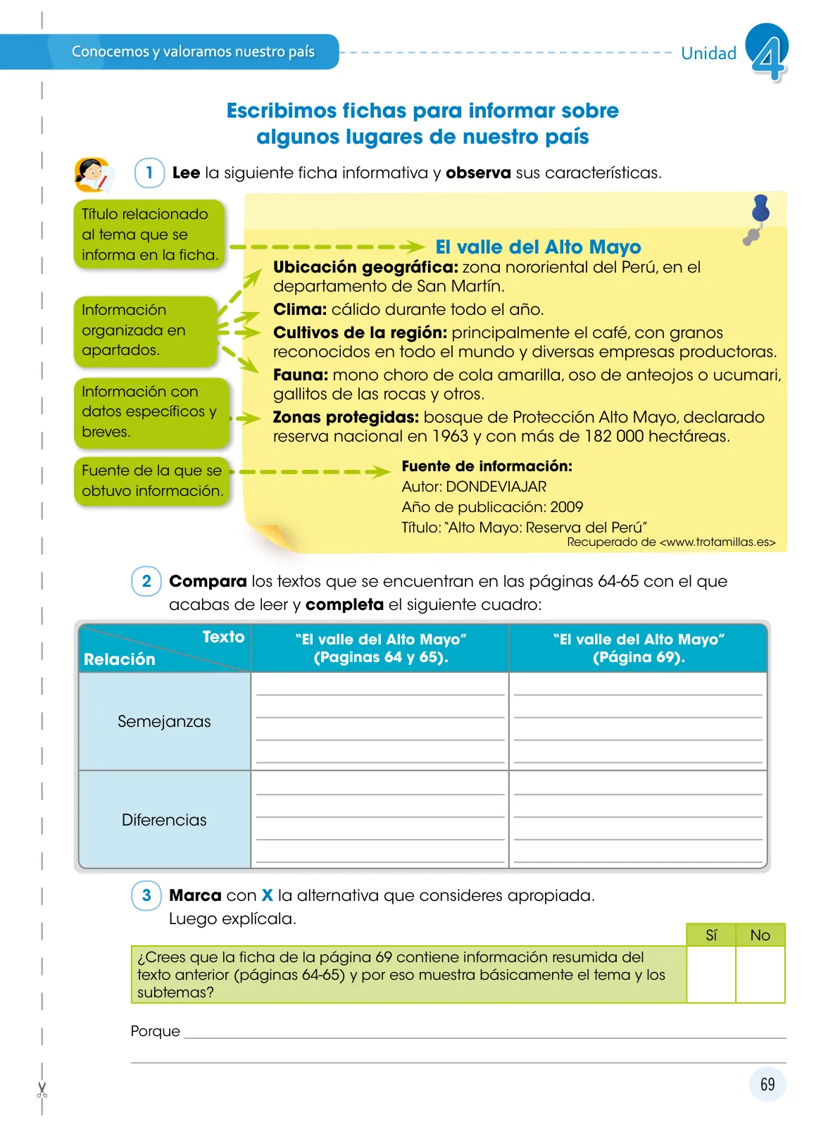 Página 70 de Comunicación 5 : cuaderno de trabajo para quinto grado de Educación Primaria 2019 · 2019