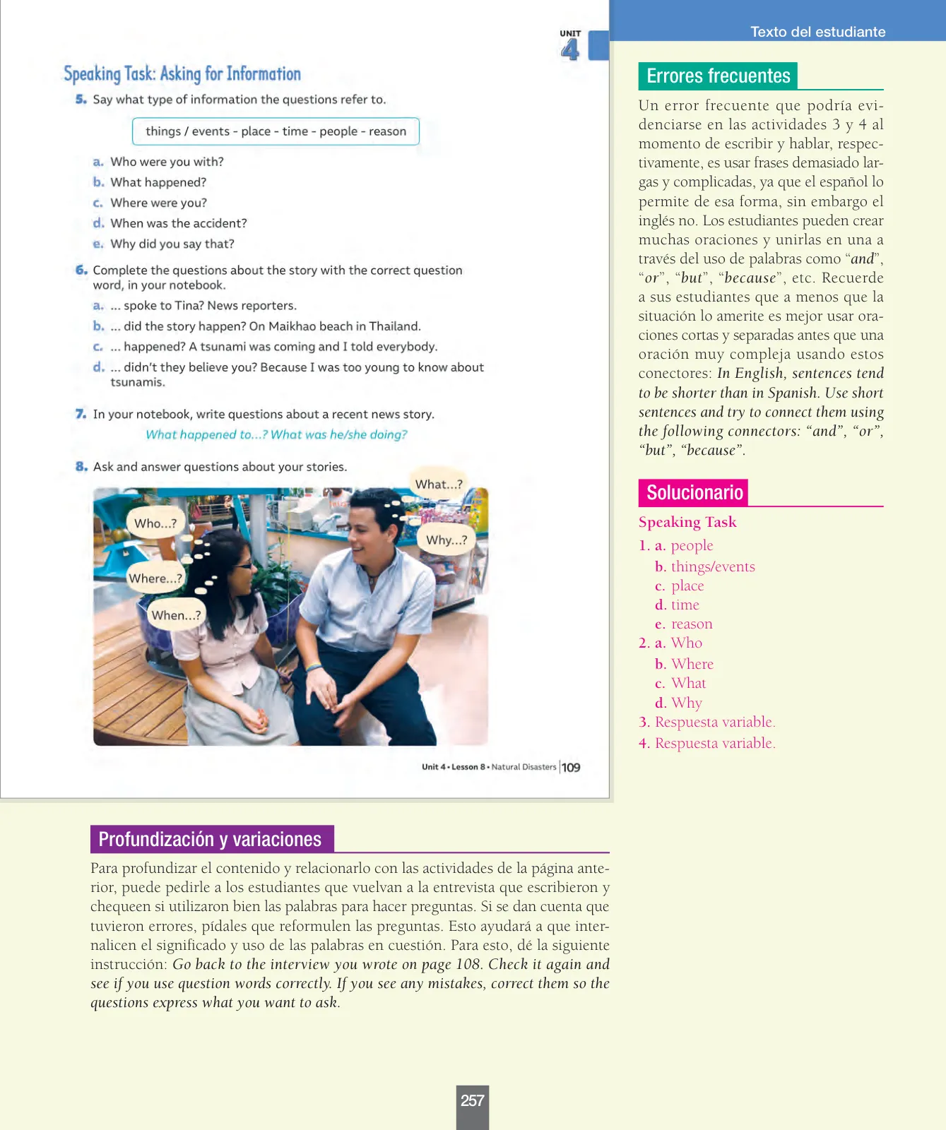 Miniatura página 98 de Inglés – Séptimo Básico | Student’s Book MINEDUC – Descargar PDF · 2024
