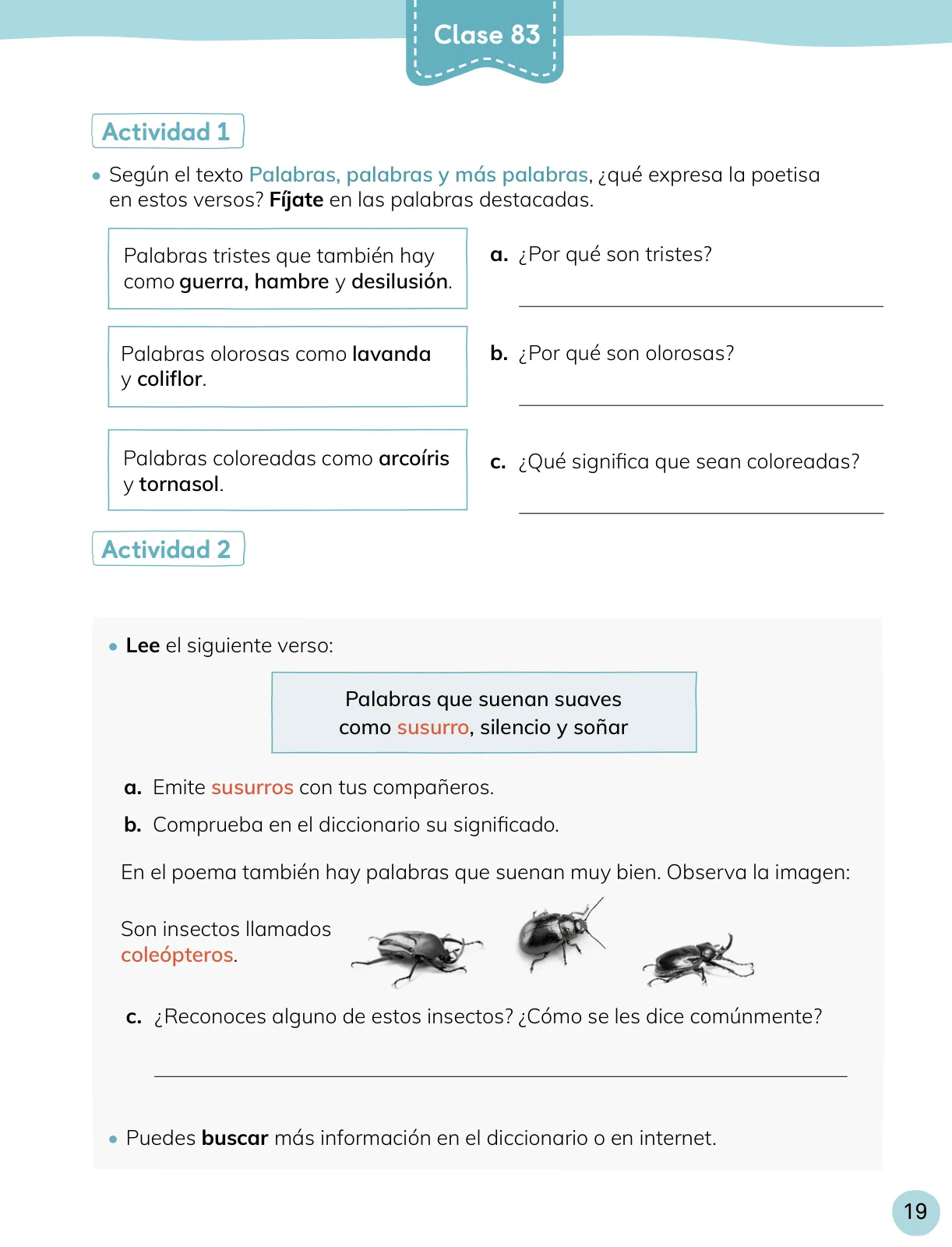 Miniatura página 20 de Lenguaje y Comunicación – Cuarto Básico | Texto del Estudiante MINEDUC – Descargar PDF · 2024