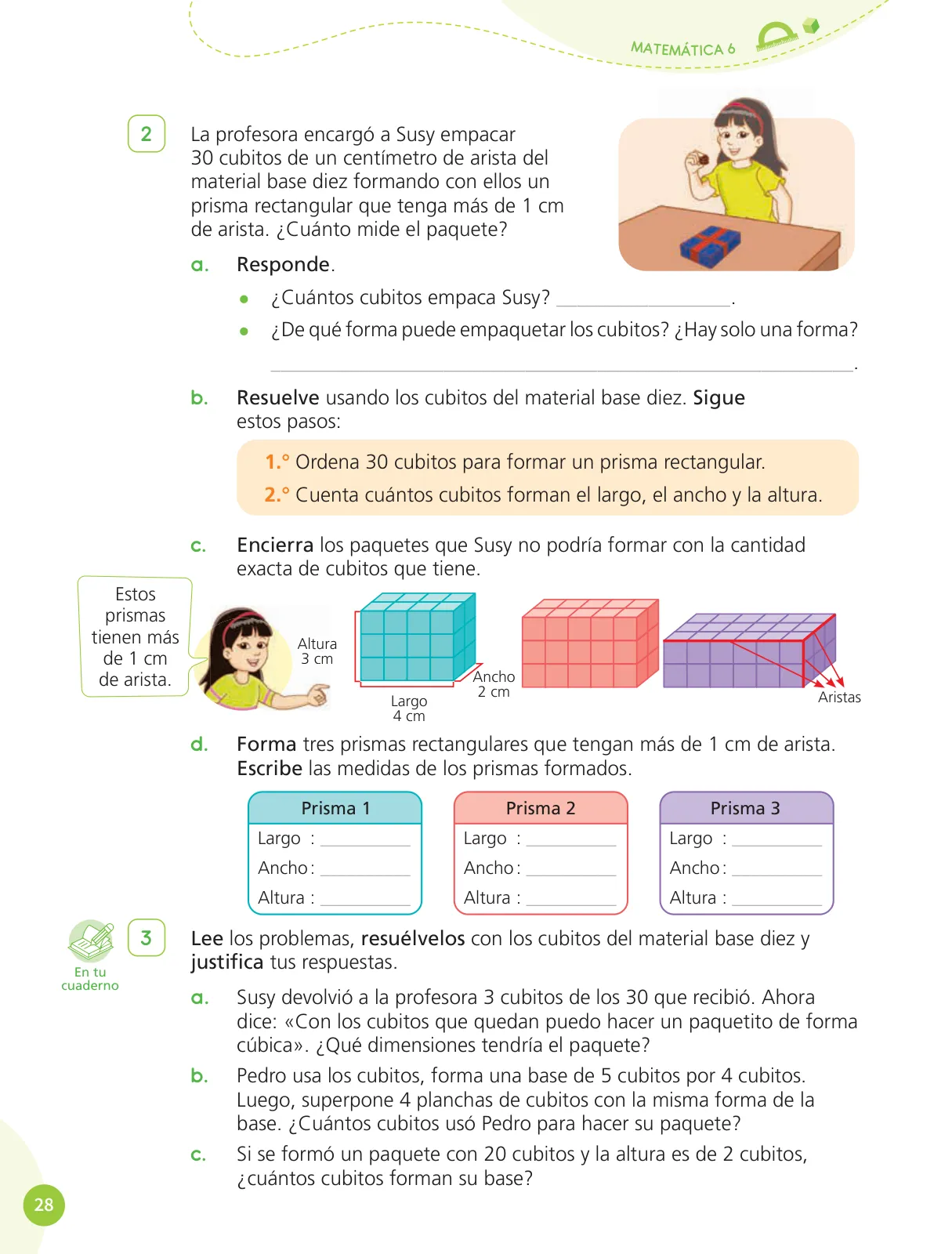 Miniatura página 30 de Cuadernillo de Matemática 6, sexto grado de Primaria ﻿ · 2023