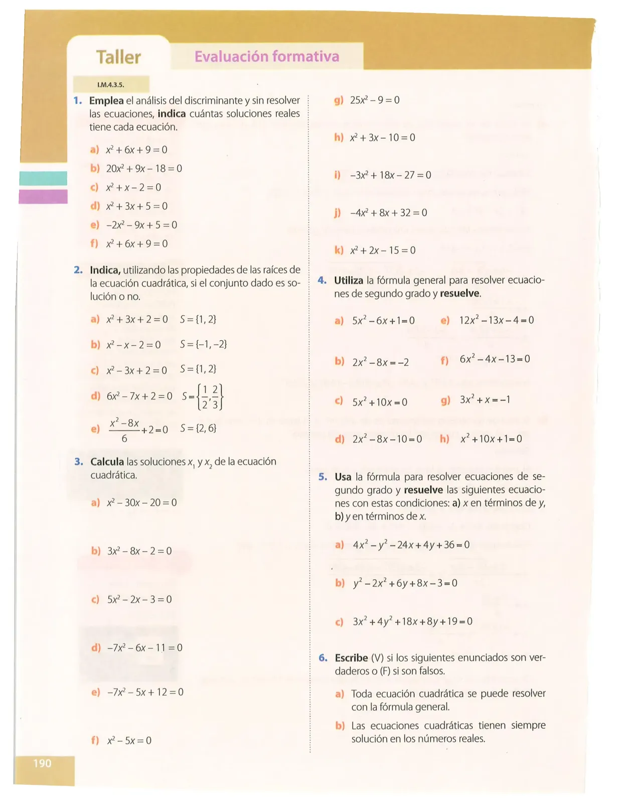 Miniatura página 190 de Matematica · 10 EGB · 2025