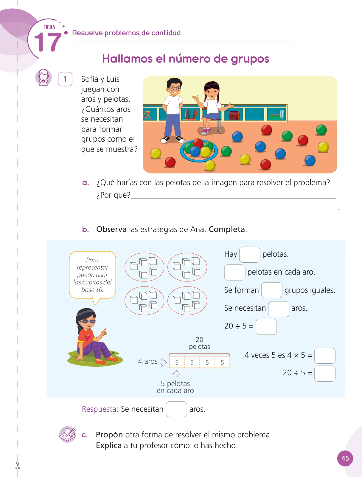 Página 47 de Cuadernillo de Matemática 3, tercer grado de Primaria · 2023