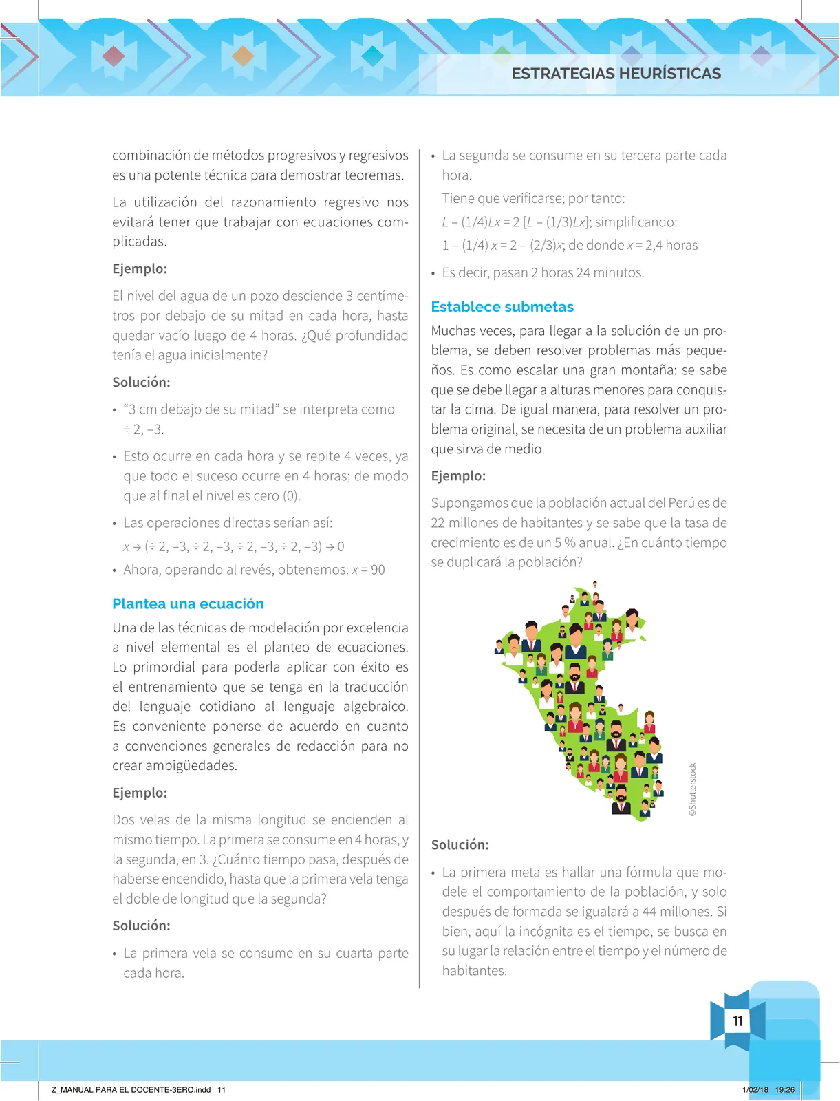 Página 13 de Resolvamos problemas 3 : manual para el docente 2018 · 2018