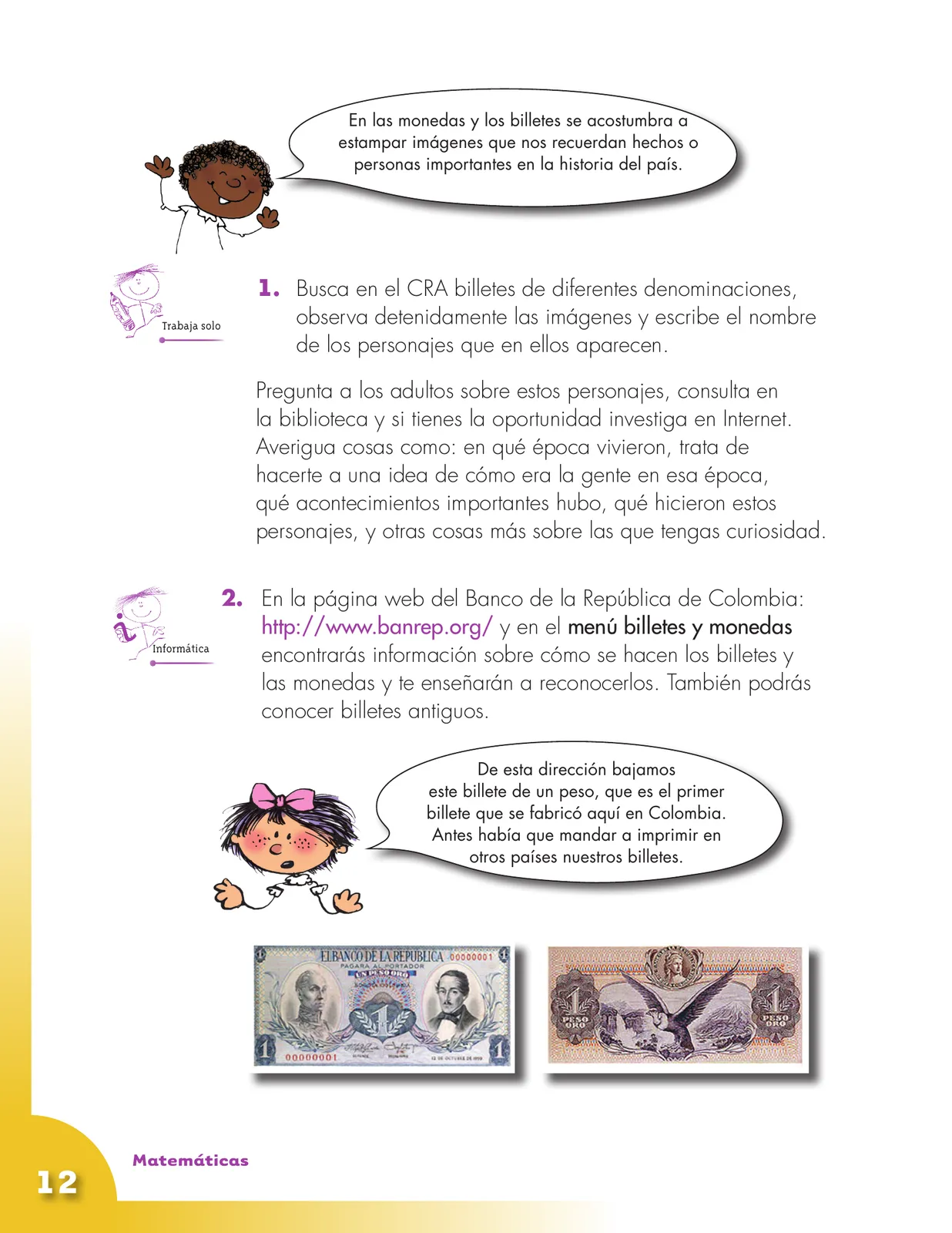 Página 12 de Matematica 3° · Cartilla 02