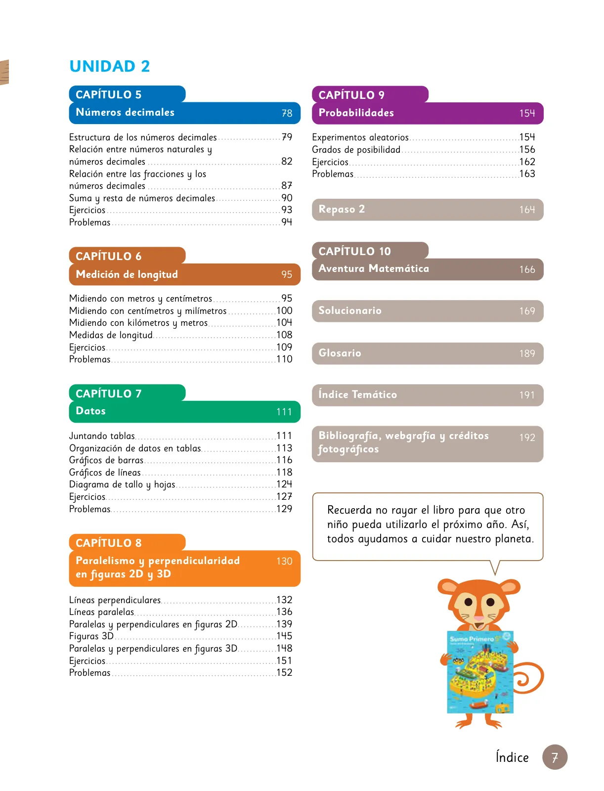 Miniatura página 8 de Sumo Primero – Quinto Básico | Texto del Estudiante MINEDUC – Descargar PDF · 2024
