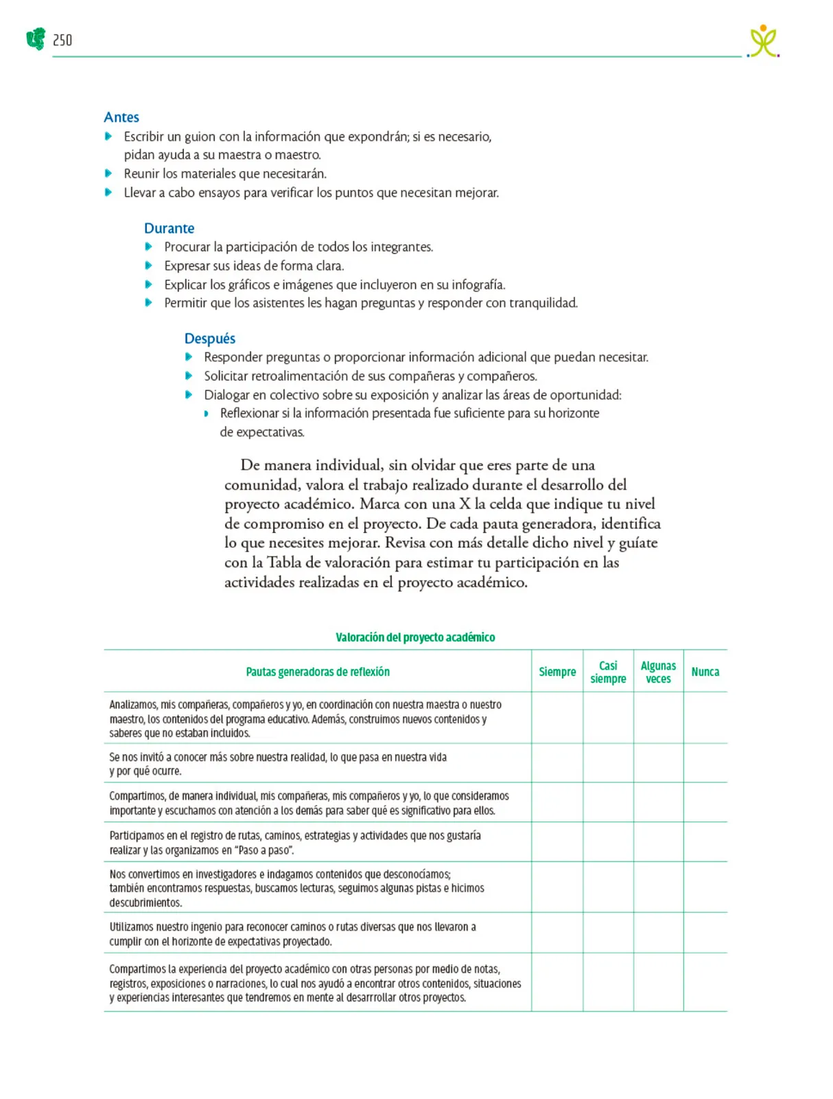 Miniatura página 251 de Colección Nanahuatzin. Nuestro libro de Proyectos. Tomo I.   Libro de Educación Telesecundaria Grado 3°  Ciclo Escolar 2025 - 2026