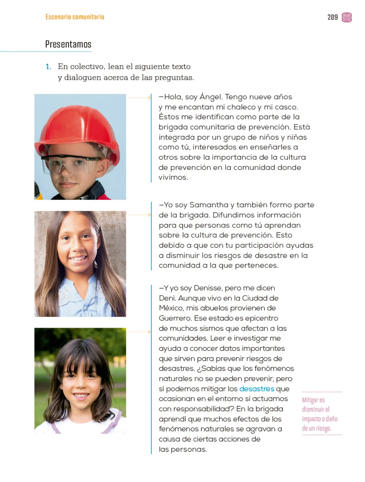 Miniatura página 212 de Proyectos Comunitarios.   Libro de Educación Primaria Grado 4°  Ciclo Escolar 2025 - 2026