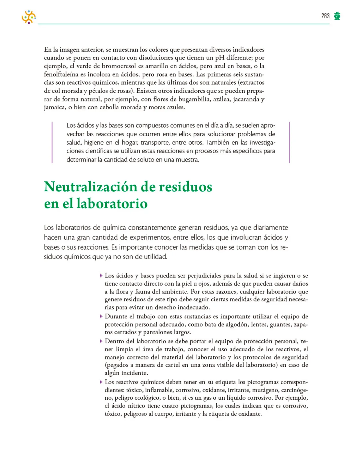 Miniatura página 284 de Colección Nanahuatzin. Saberes y pensamiento científico.   Libro de Educación Telesecundaria Grado 3°  Ciclo Escolar 2025 - 2026