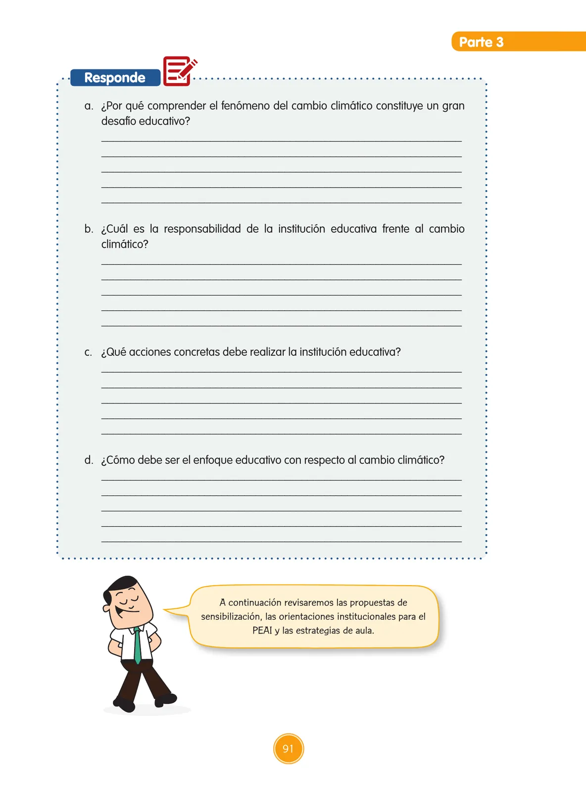 Página 159 de Guía de educación ambiental para el desarrollo sostenible : cambio climático · 2016