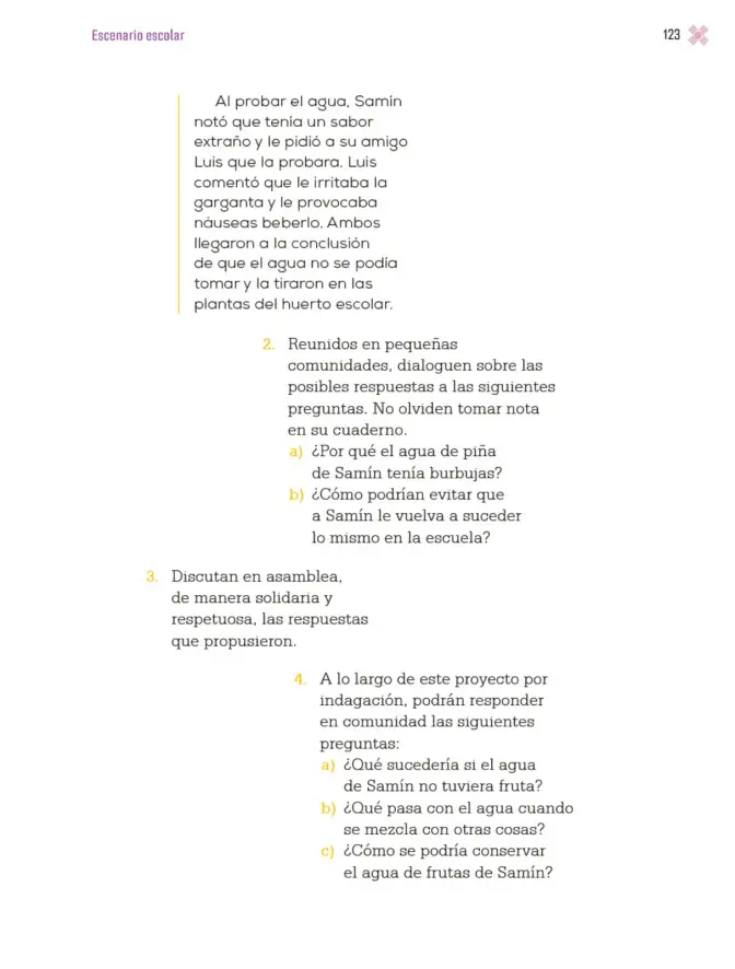 Página 126 de Proyectos Escolares. Libro de Educación Primaria Grado 3° Ciclo Escolar 2025 - 2026