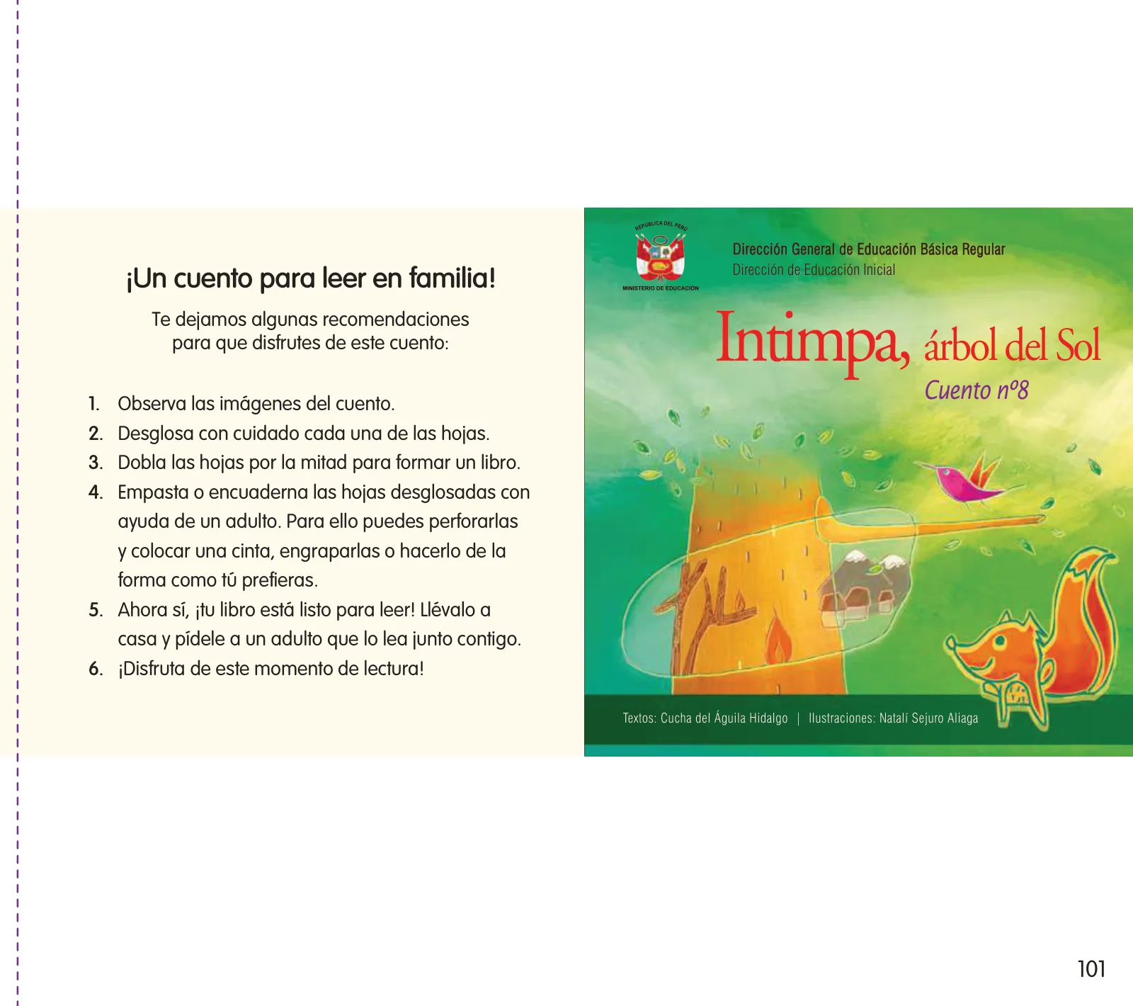 Página 103 de Crea, resuelve y aprende. Material impreso para niñas y niños de 5 años · 2024