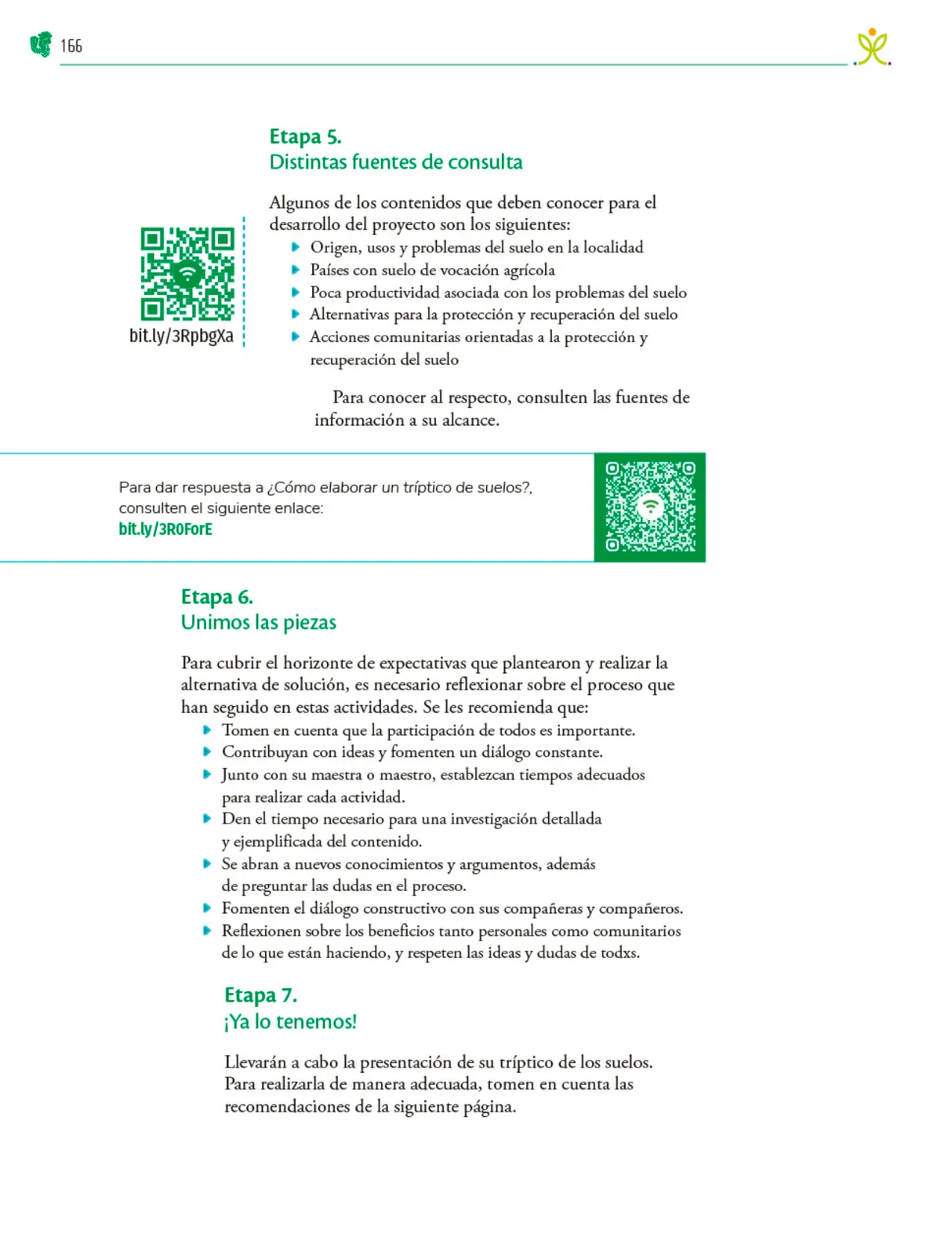 Página 167 de Colección Ximhai. Nuestro libro de Proyectos. Tomo II. Libro de Educación Telesecundaria Grado 1° Ciclo Escolar 2025 - 2026