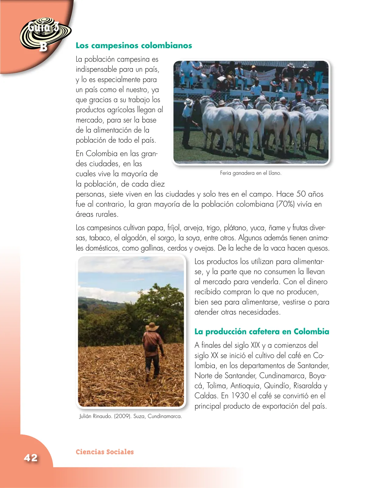 Página 42 de Ciencias Sociales 5° · Cartilla 01
