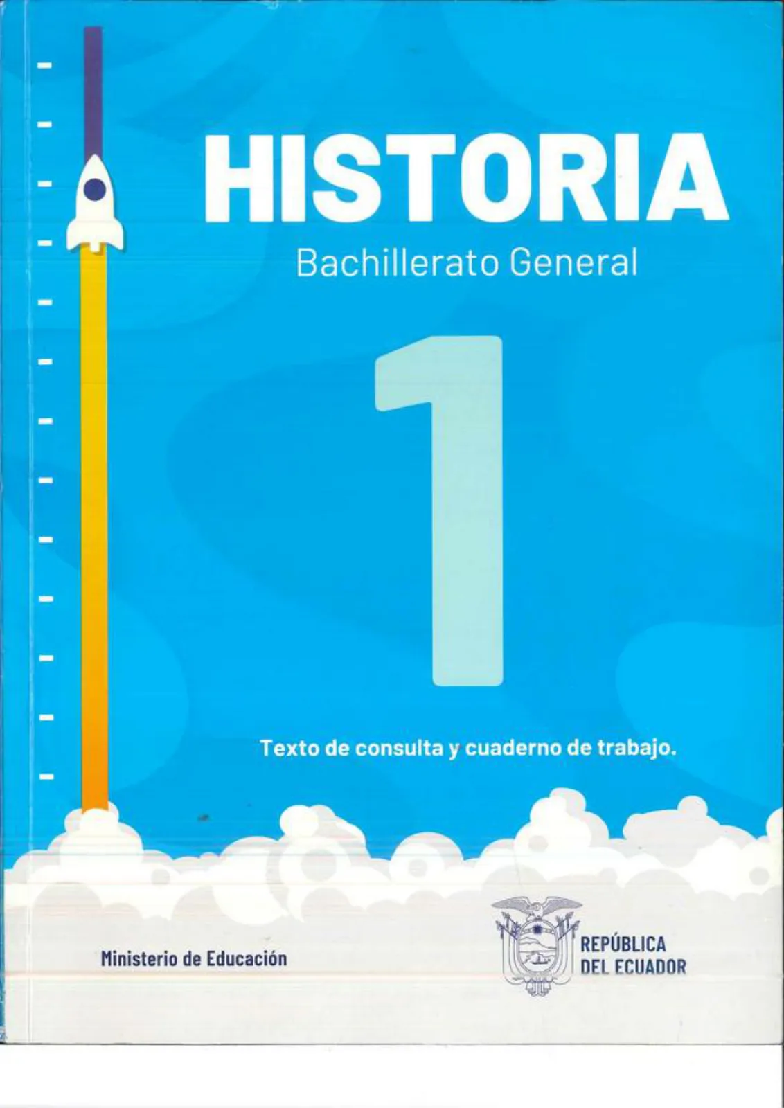 Portada de Historia 1 BGU · 2025