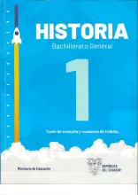 Portada de Historia 1 BGU · 2025