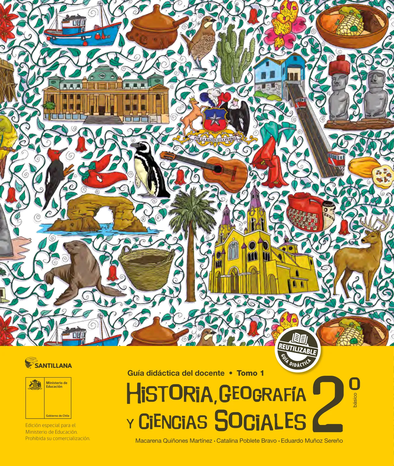 Portada de Historia, Geografía y Ciencias Sociales – Segundo Básico – Texto del Estudiante MINEDUC – Descargar PDF · 2024
