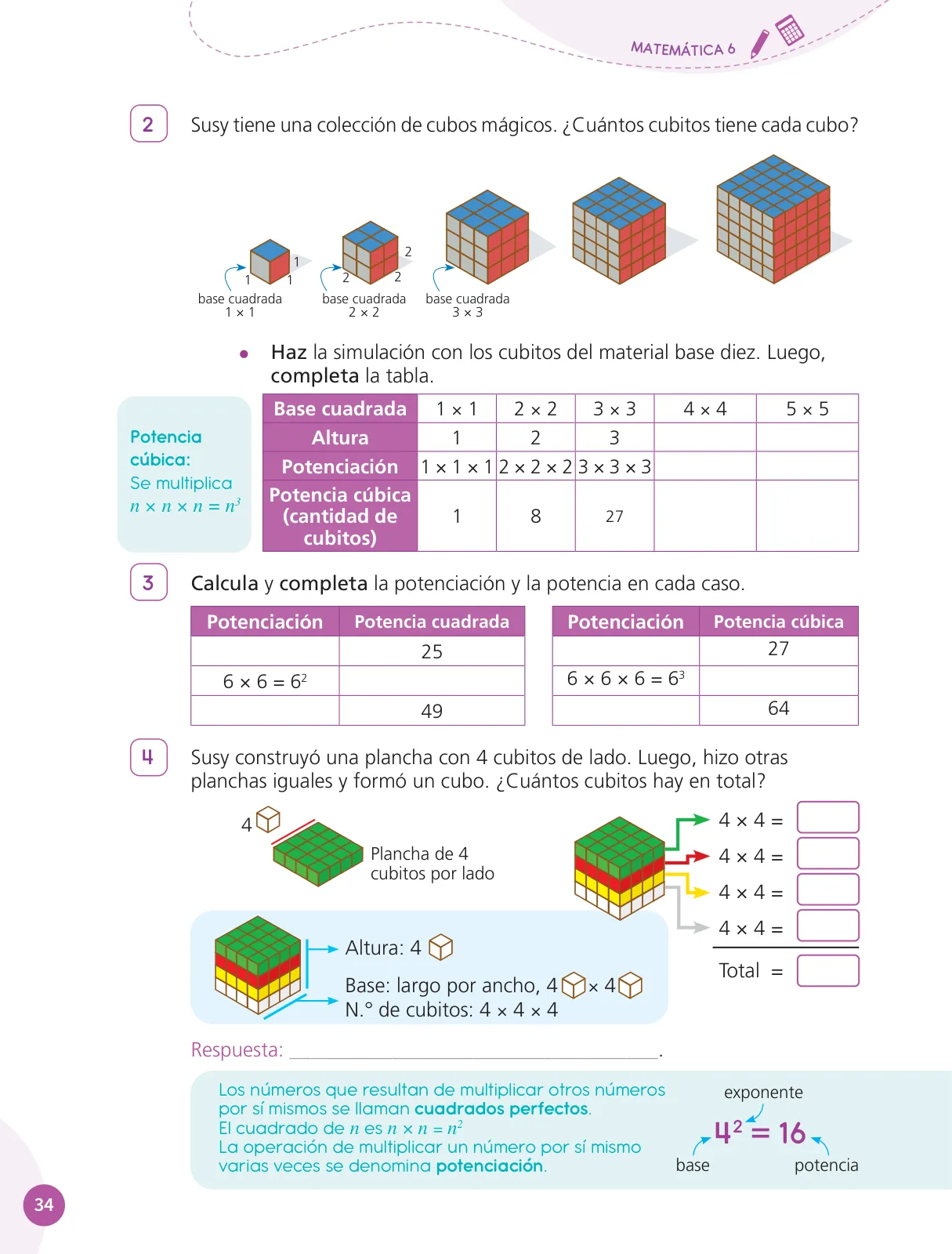 Página 36 de Cuadernillo de Matemática 6, sexto grado de Primaria ﻿ · 2023