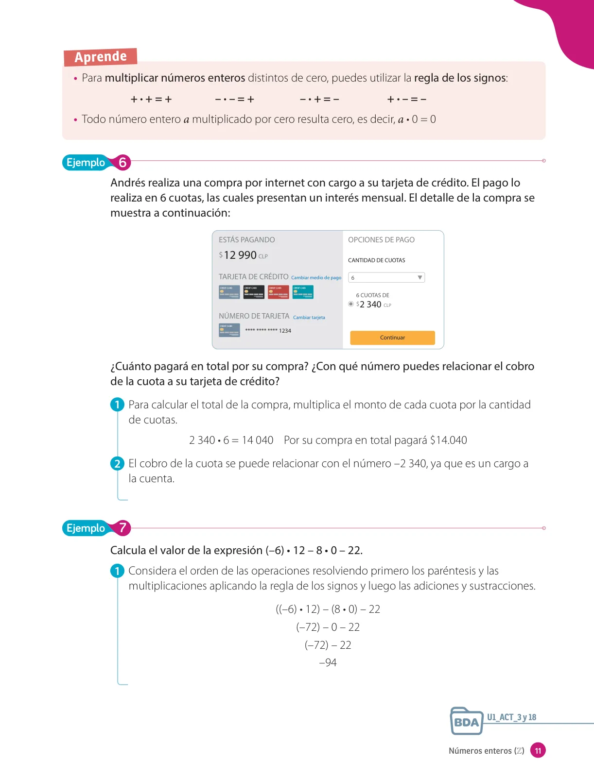 Miniatura página 13 de Matemática – Octavo Básico | Texto del Estudiante MINEDUC – Descargar PDF · 2024