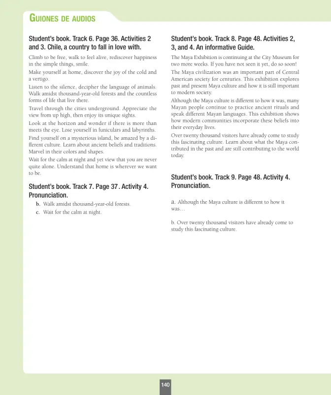 Página 141 de Inglés – Octavo Básico | Student’s Book MINEDUC – Descargar PDF · 2024