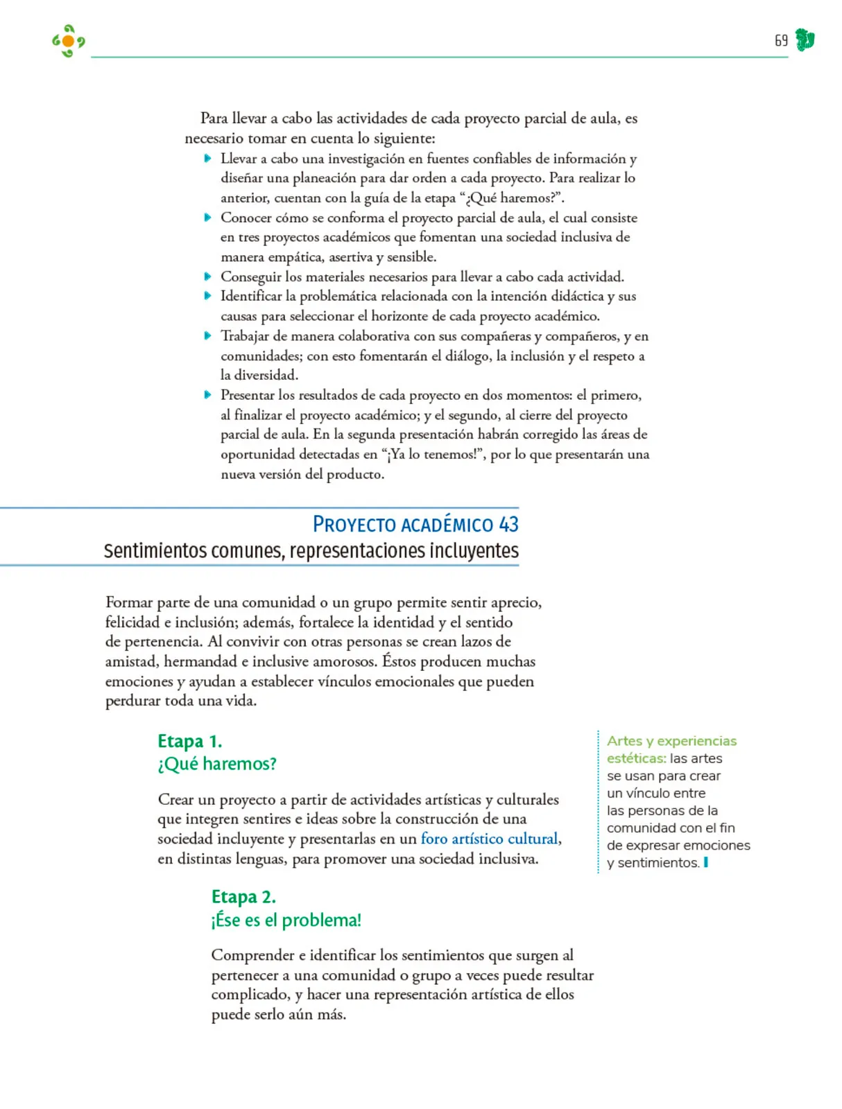 Página 70 de Colección Nanahuatzin. Nuestro libro de Proyectos.  Tomo III.  Libro de Educación Telesecundaria Grado 3°  Ciclo Escolar 2025 - 2026