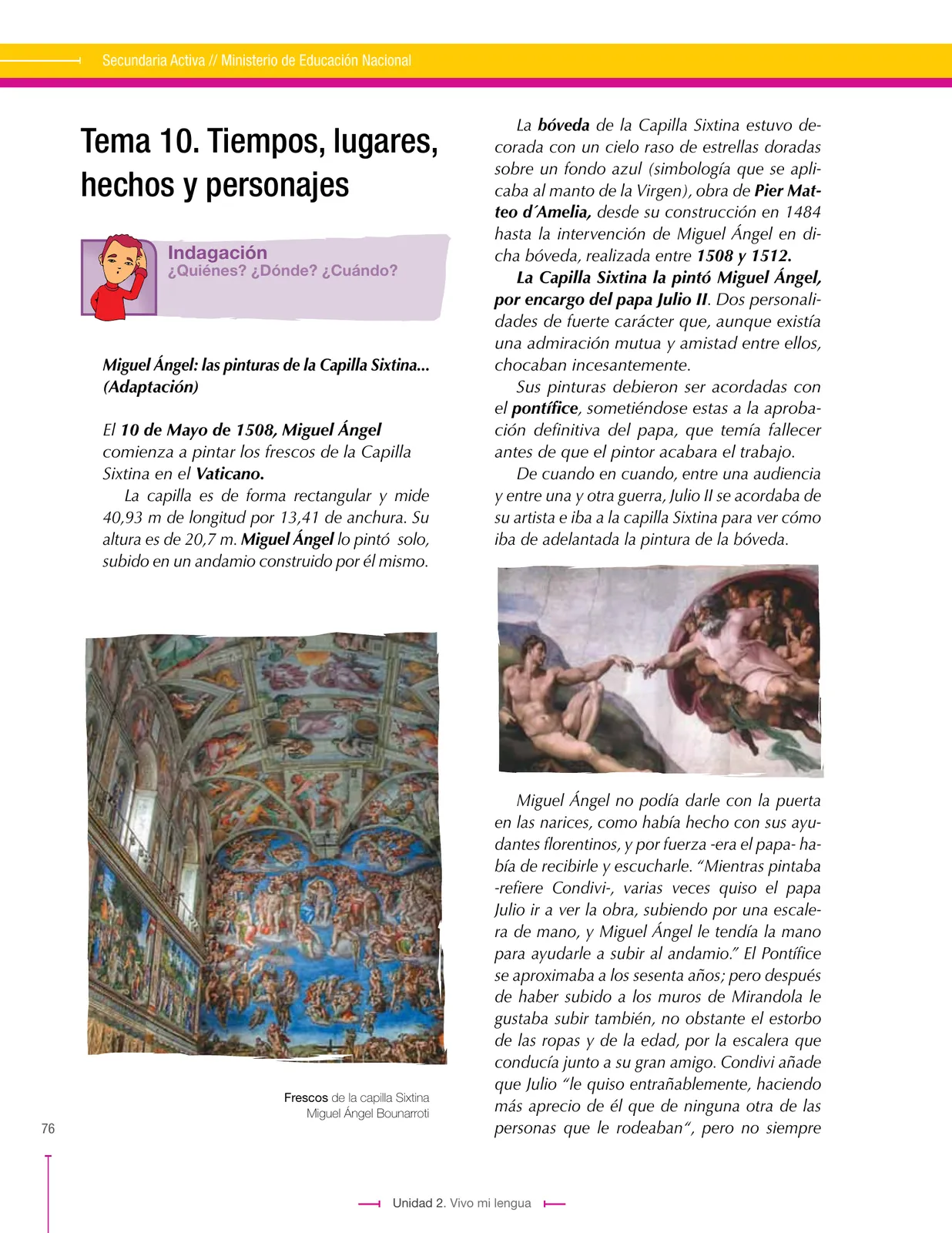Miniatura página 76 de Lenguaje 6° · Secundaria Activa
