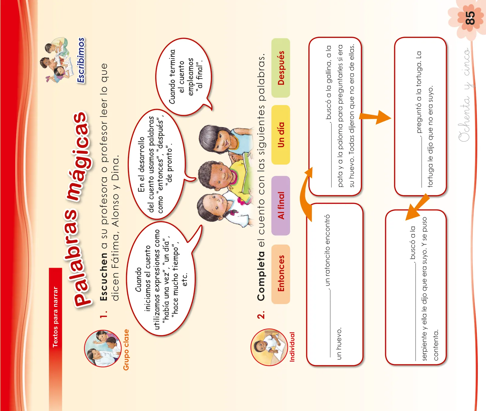 Miniatura página 87 de Comunicación 1 : cuaderno de trabajo para primer grado de Educación Primaria 2019 · 2019