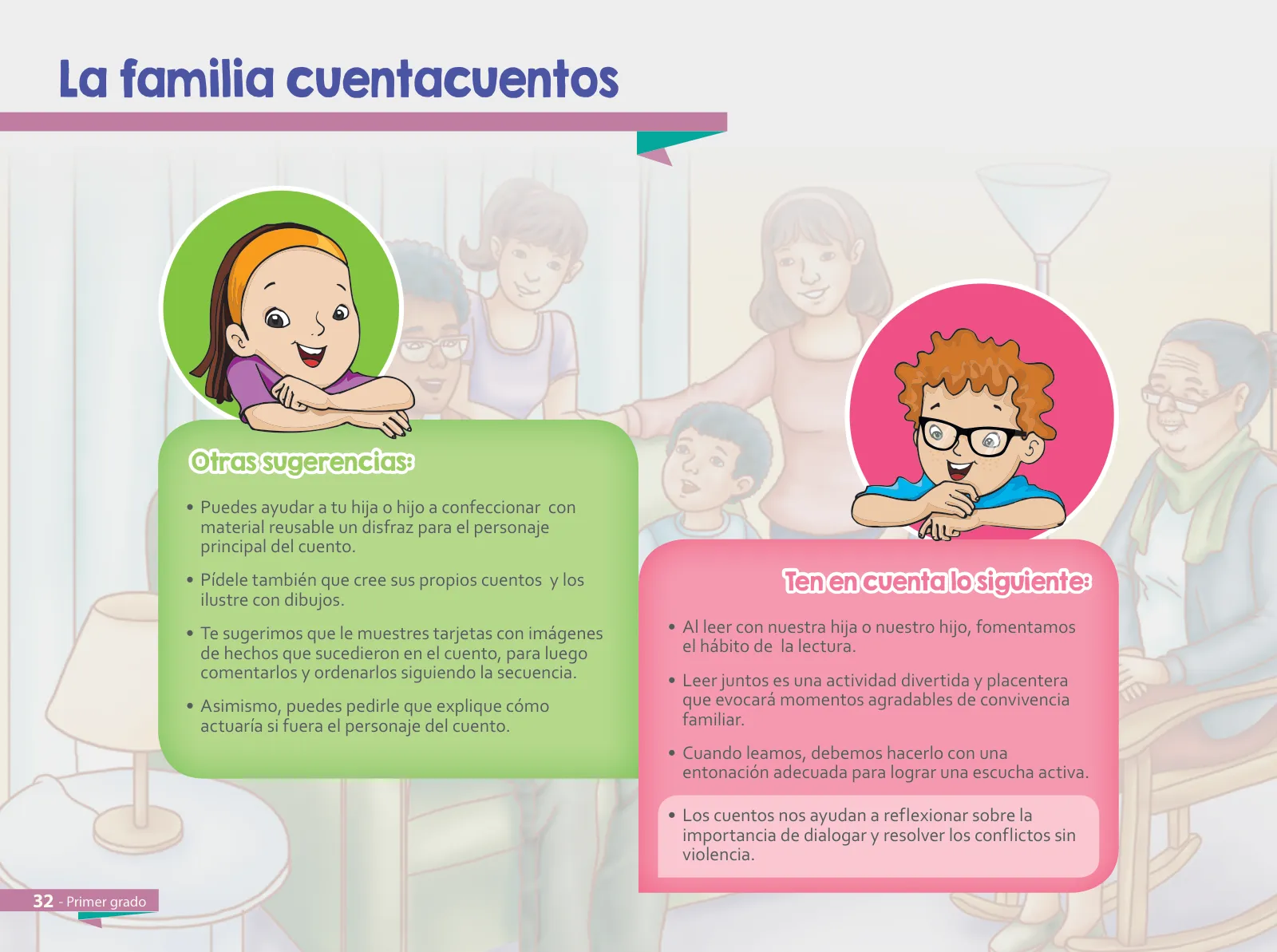Miniatura página 34 de Aprendemos juntos en familia : guía dirigida a madres y padres. Primer grado de Educación Primaria · 2019