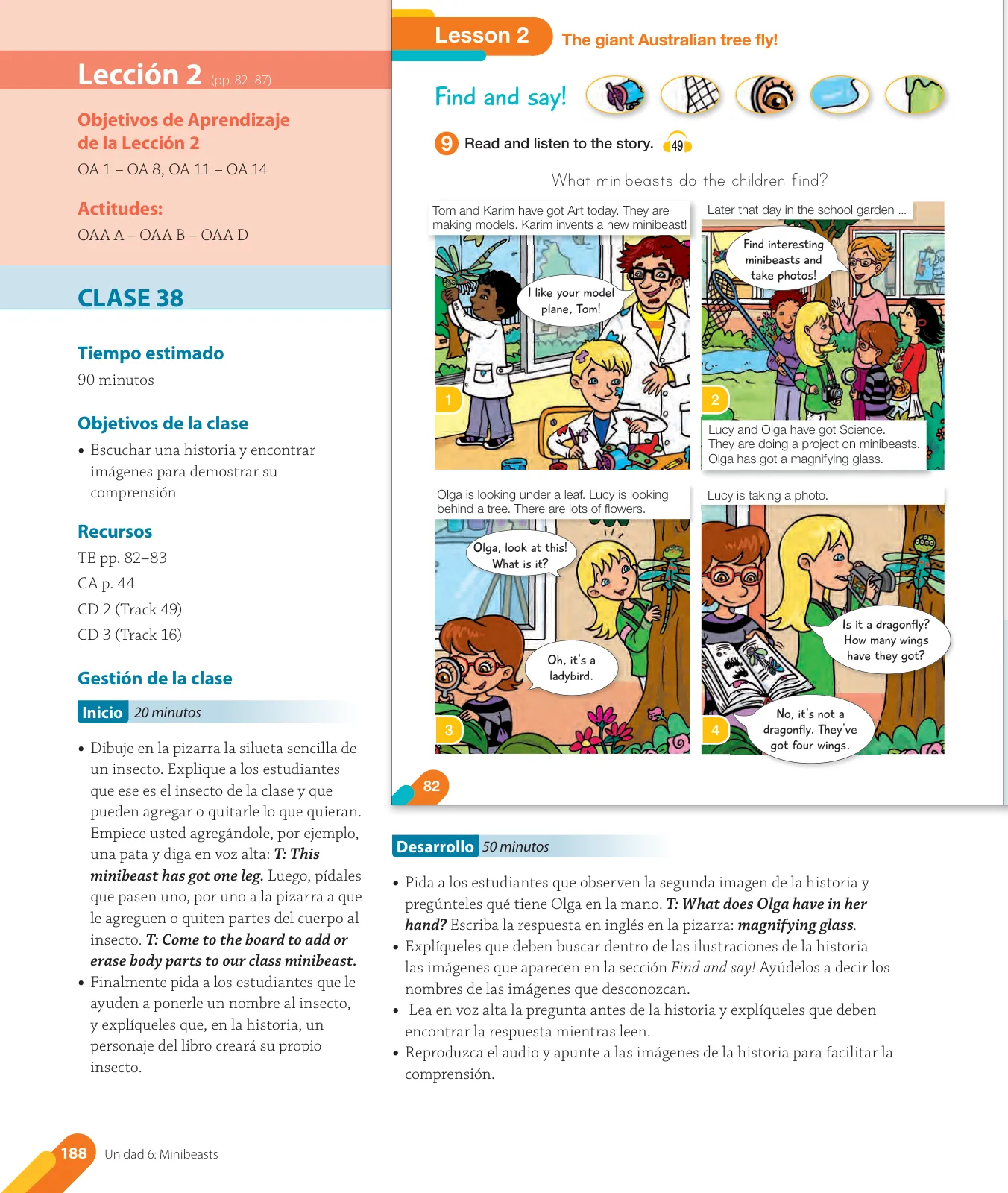 Miniatura página 52 de Inglés – Cuarto Básico | Texto del Estudiante MINEDUC – Descargar PDF · 2024