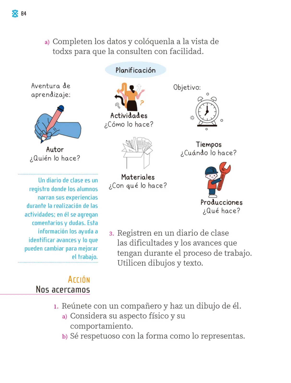 Miniatura página 85 de Proyectos Comunitarios.   Libro de Educación Primaria Grado 1°  Ciclo Escolar 2025 - 2026