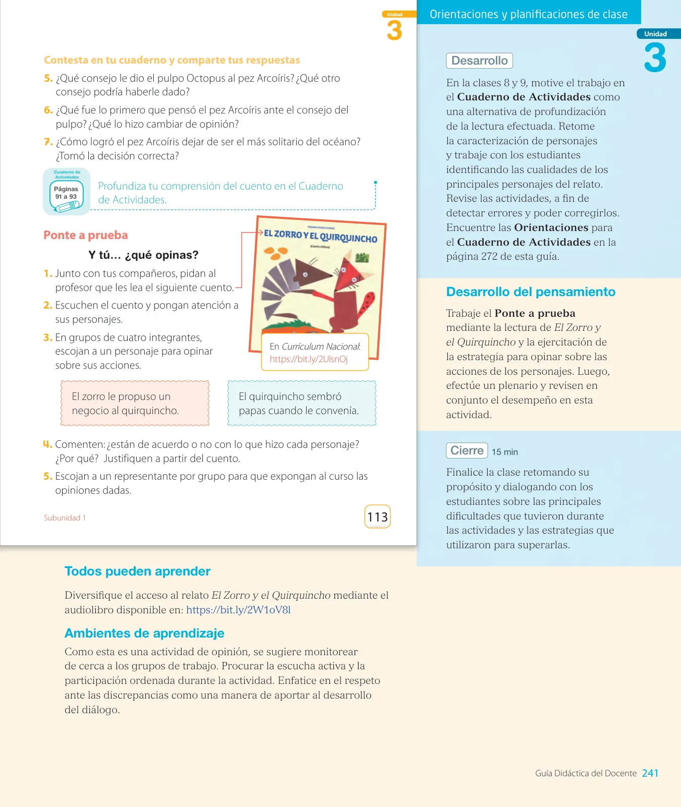 Página 33 de Lenguaje y Comunicación – Segundo Básico – Texto del Estudiante MINEDUC – Descargar PDF · 2024