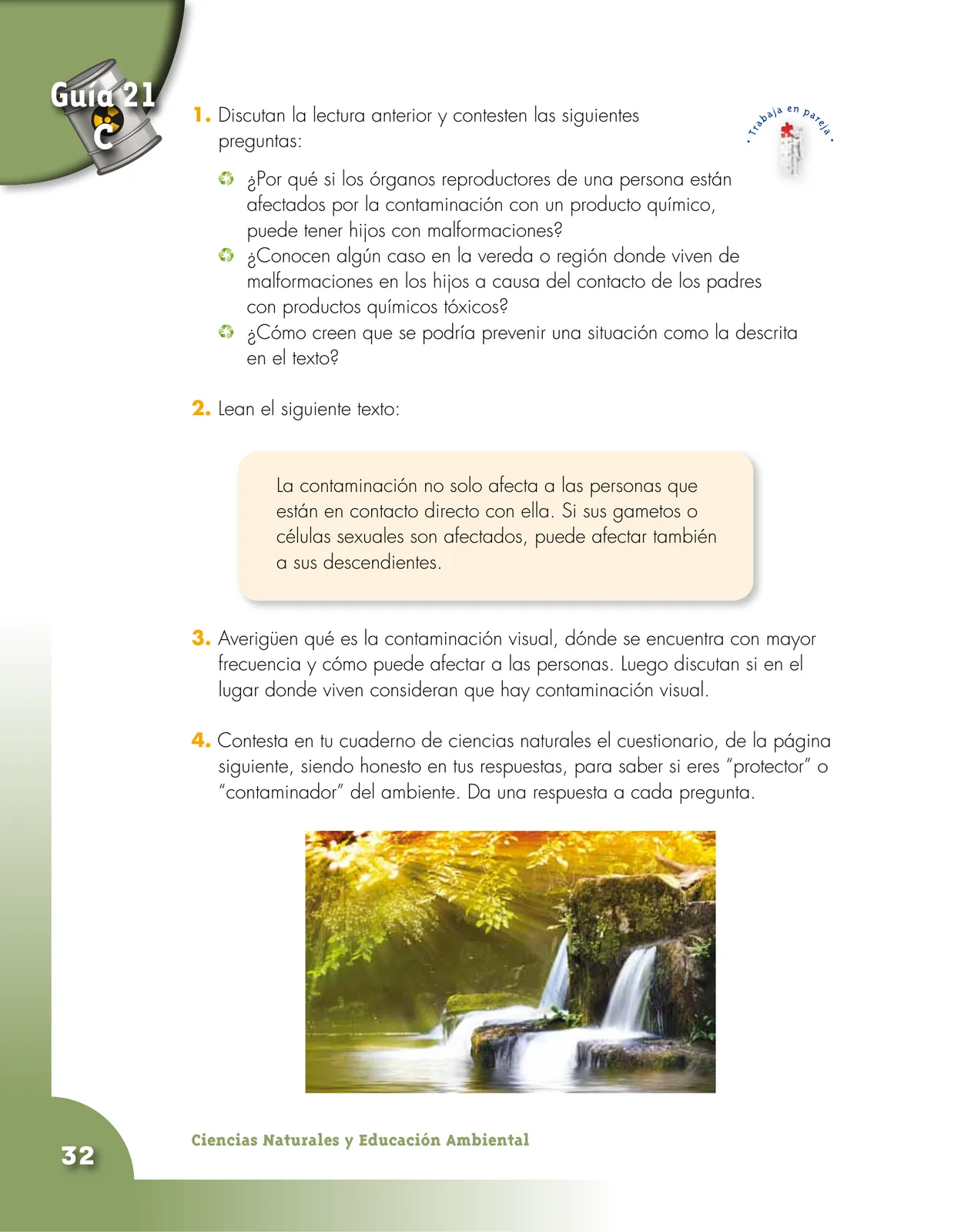 Página 32 de Ciencias Naturales 4° · Cartilla 03
